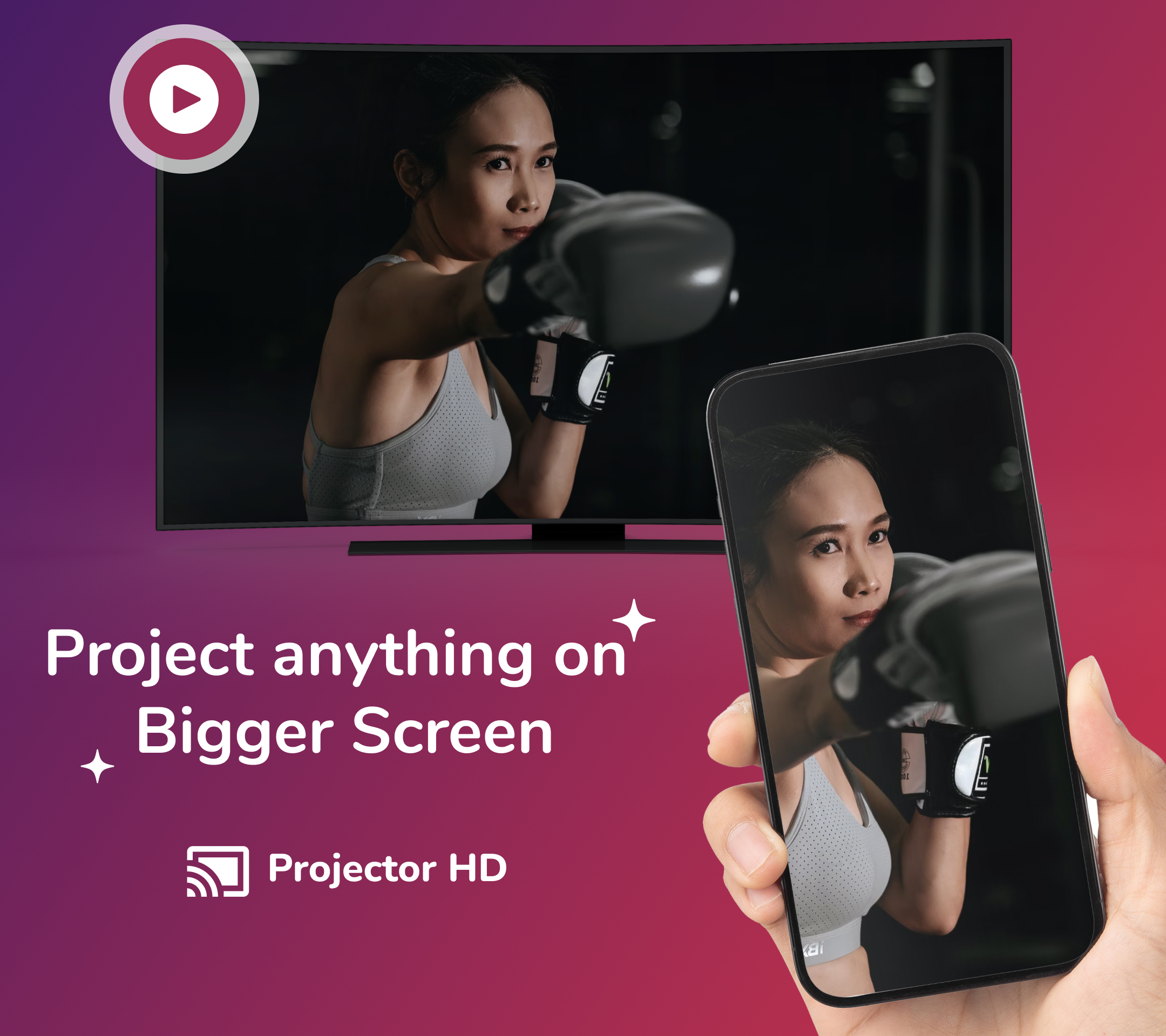 اسکرین شات 1 برنامه Projector - HD Video Mirroring