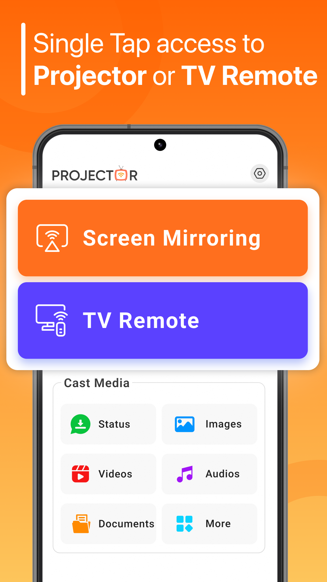 اسکرین شات 2 برنامه Projector - HD Video Mirroring