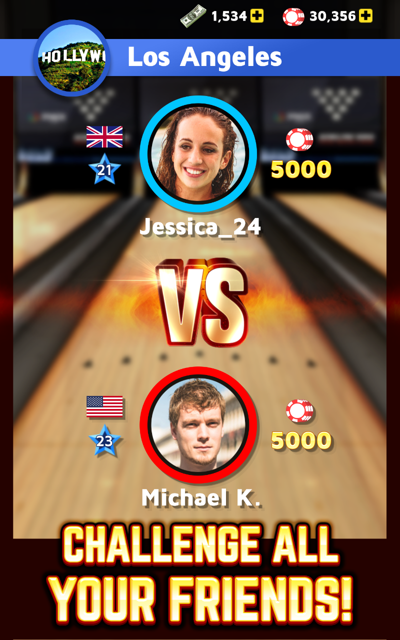 اسکرین شات 1 بازی Bowling King