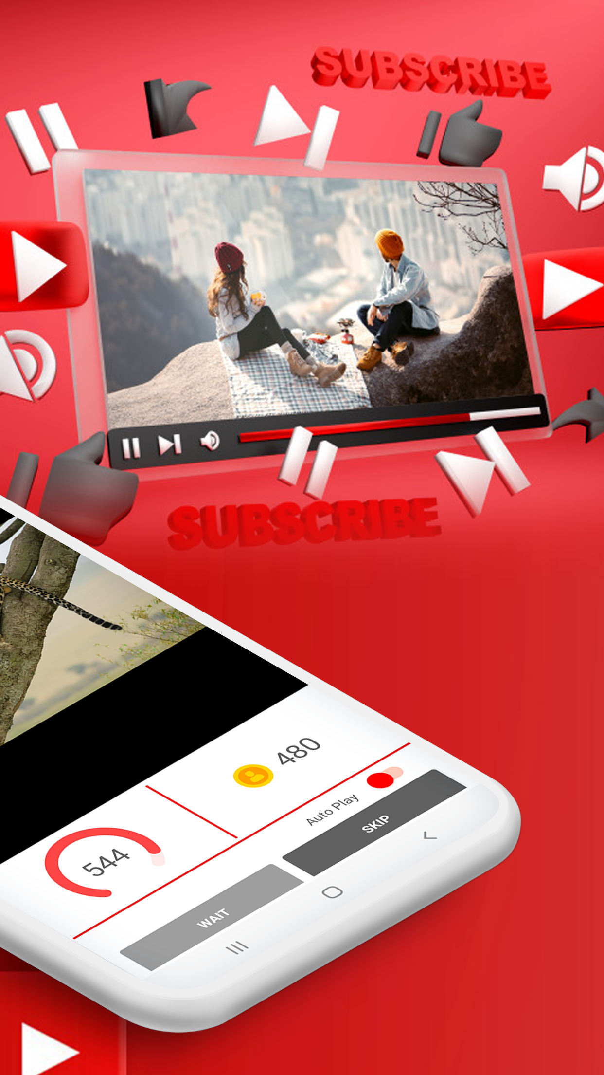 اسکرین شات 2 برنامه SubLike - Subs, Likes & Views