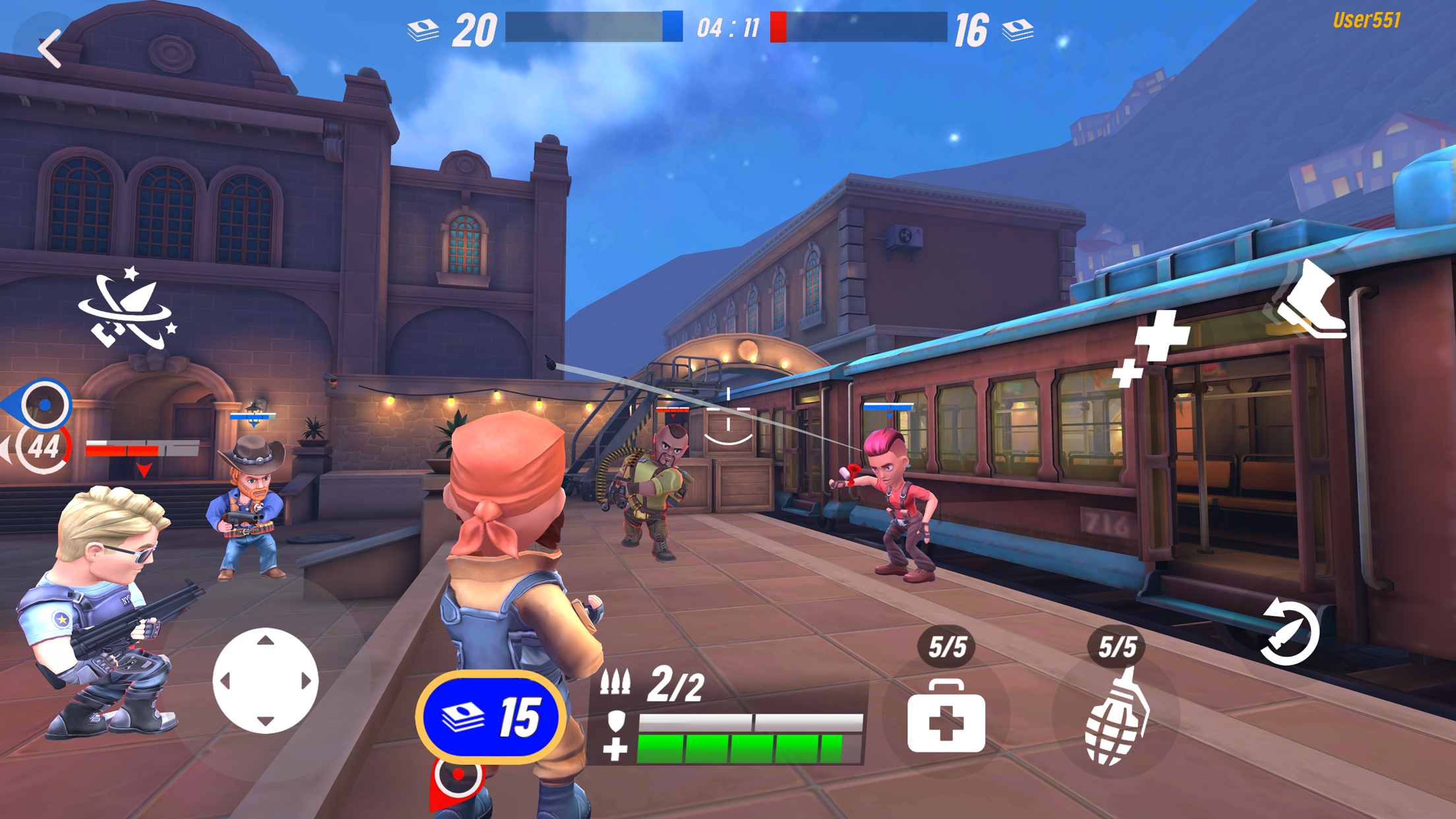 اسکرین شات 6 بازی Trooper Shooter: 5v5 Co-op TPS