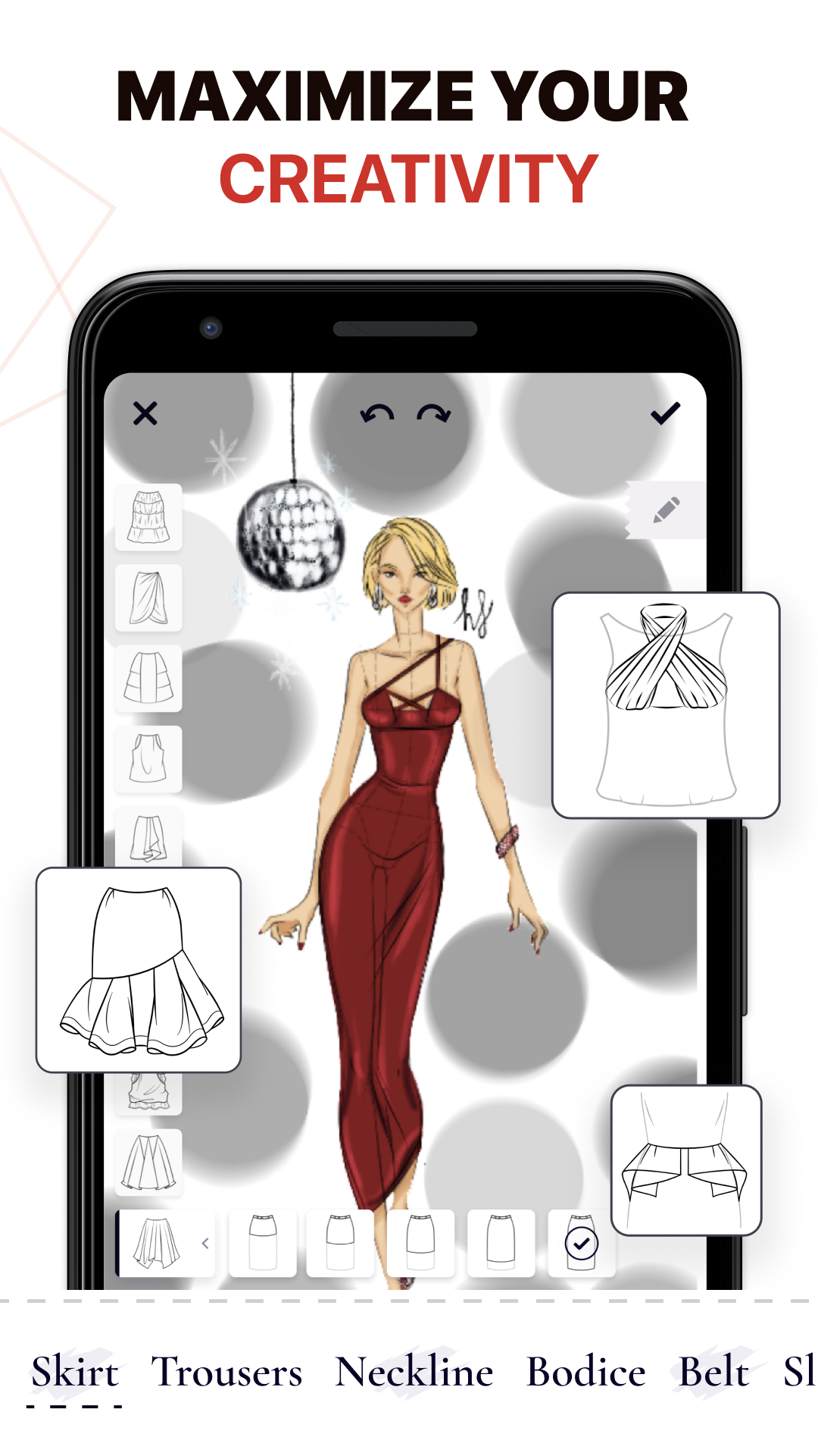 اسکرین شات 5 برنامه Fashion Design Sketches Book