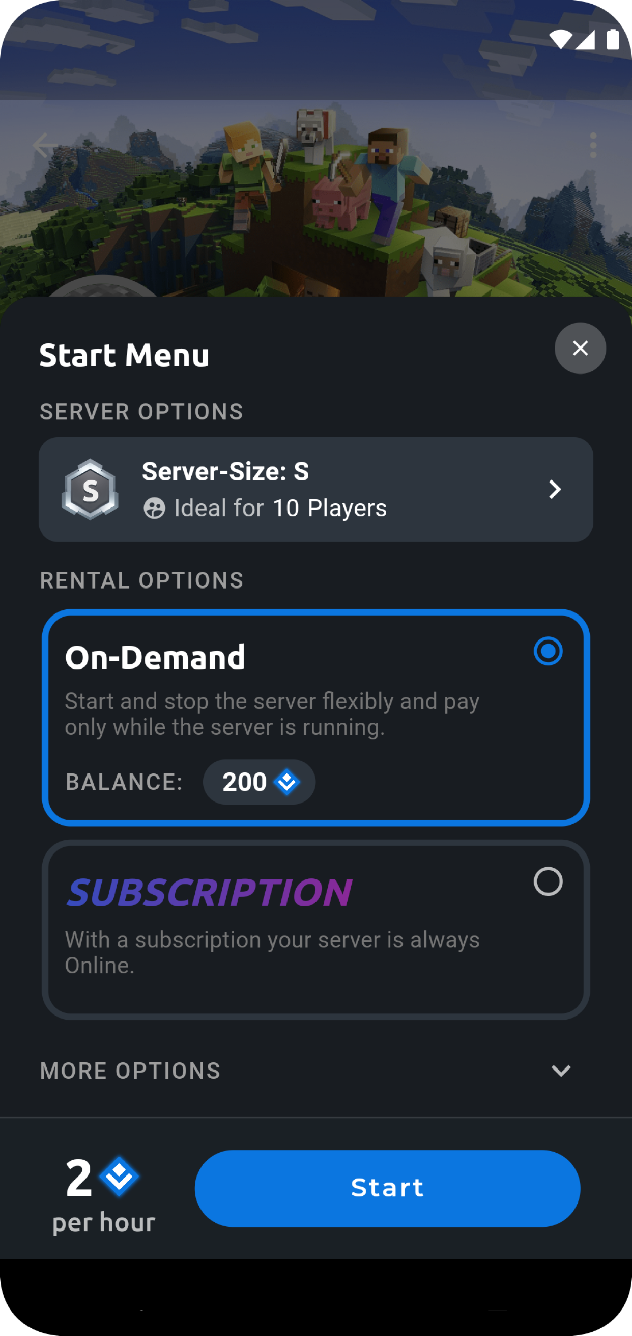 اسکرین شات 5 برنامه Pockethost: Game Server