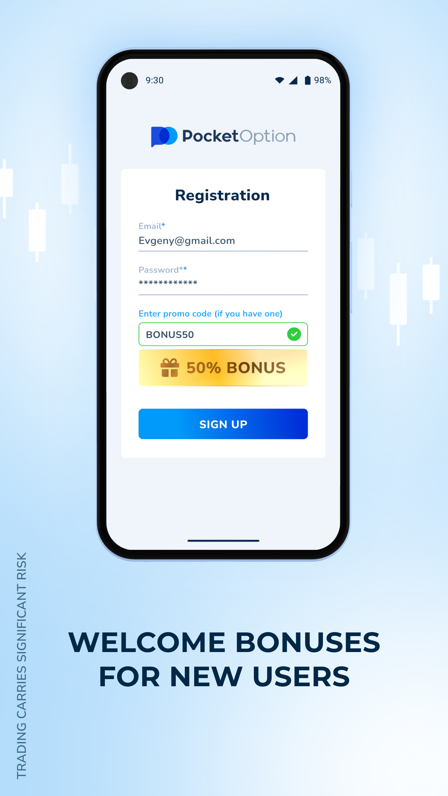 اسکرین شات 5 برنامه Pocket Option