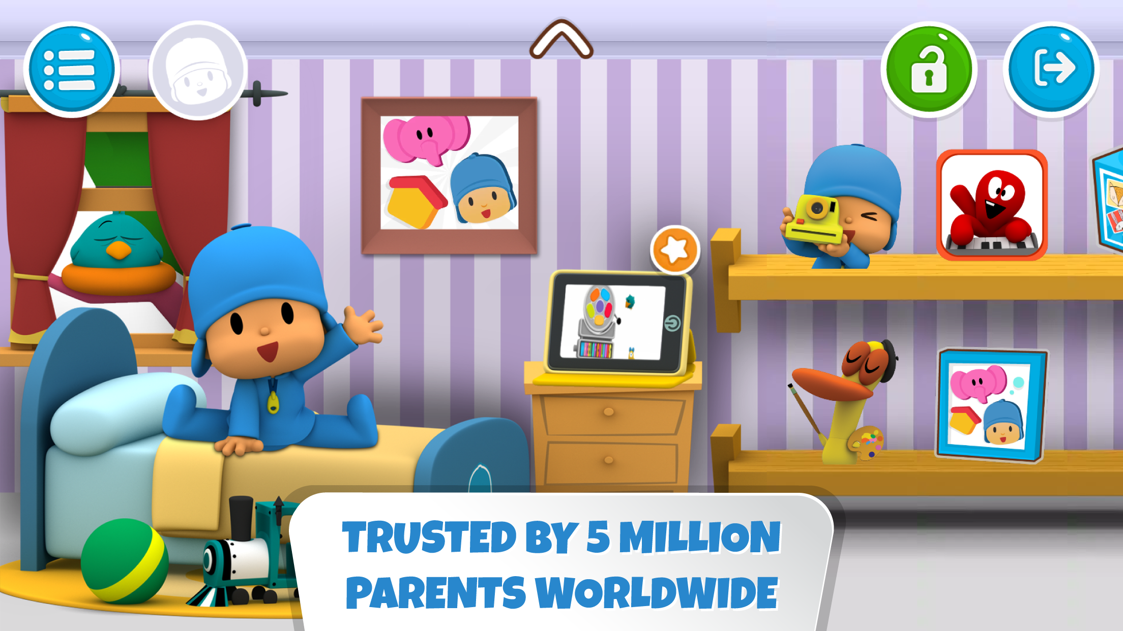 اسکرین شات 1 برنامه PocoyoHouse