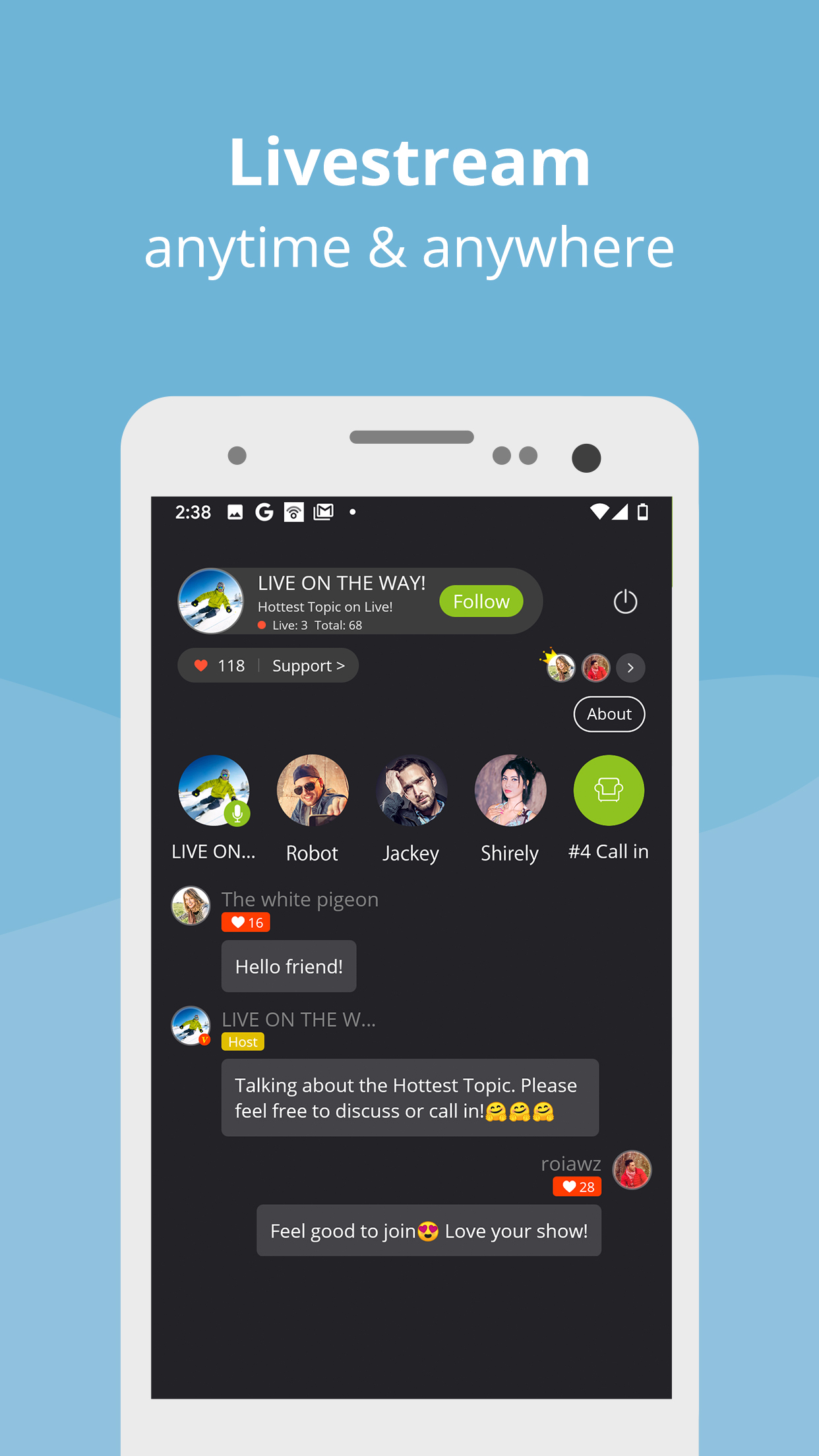 اسکرین شات 3 برنامه Podcast Player App - Podbean