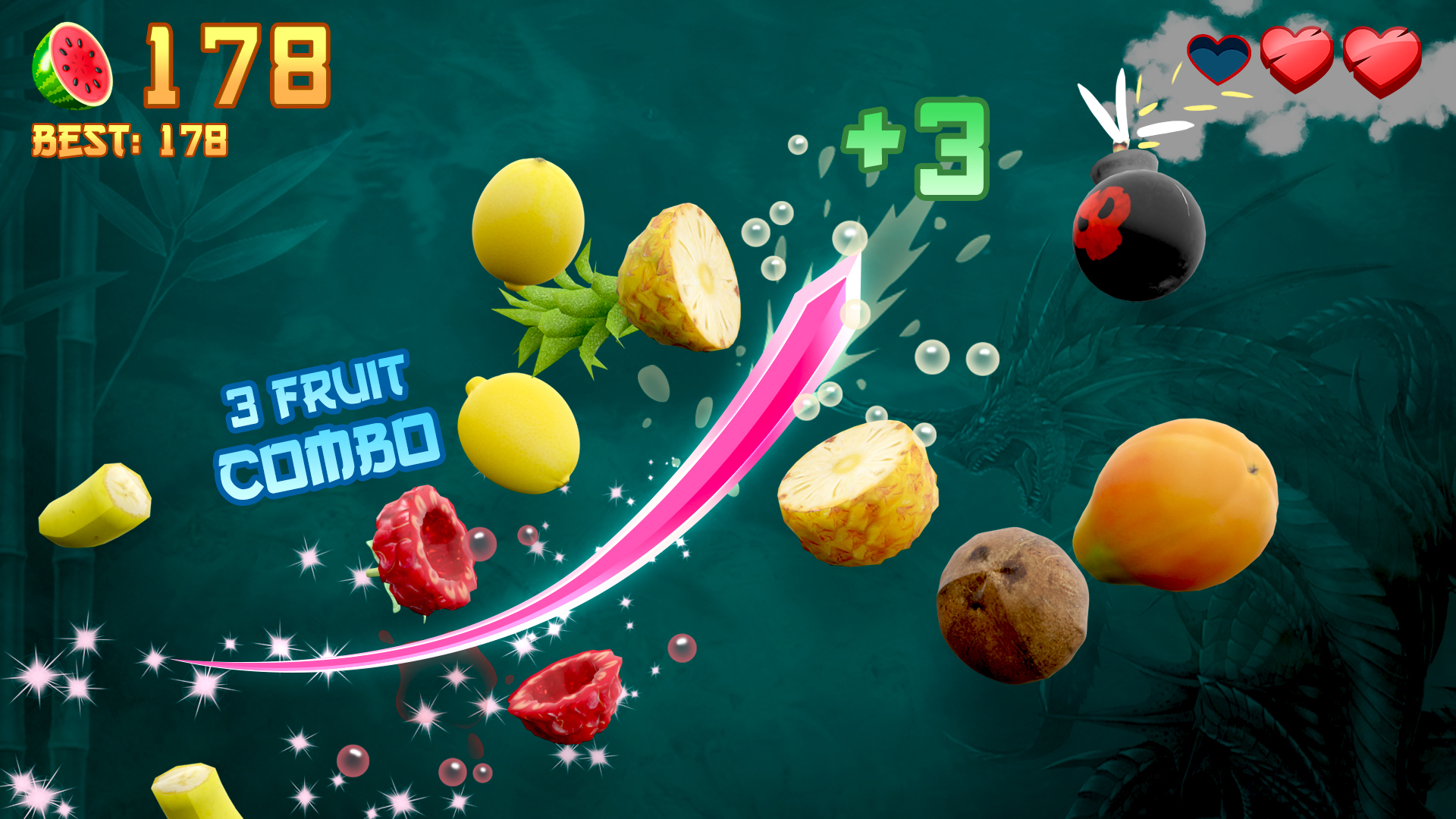 اسکرین شات 1 بازی Fruit Slice