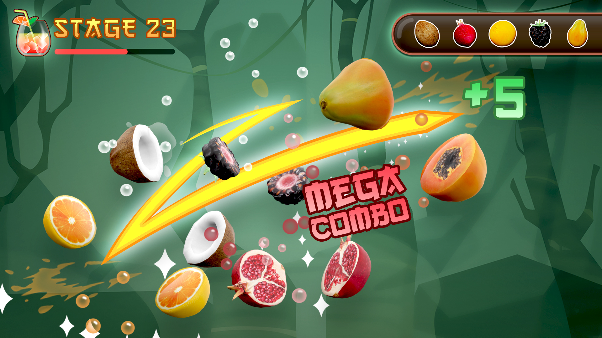 اسکرین شات 3 بازی Fruit Slice