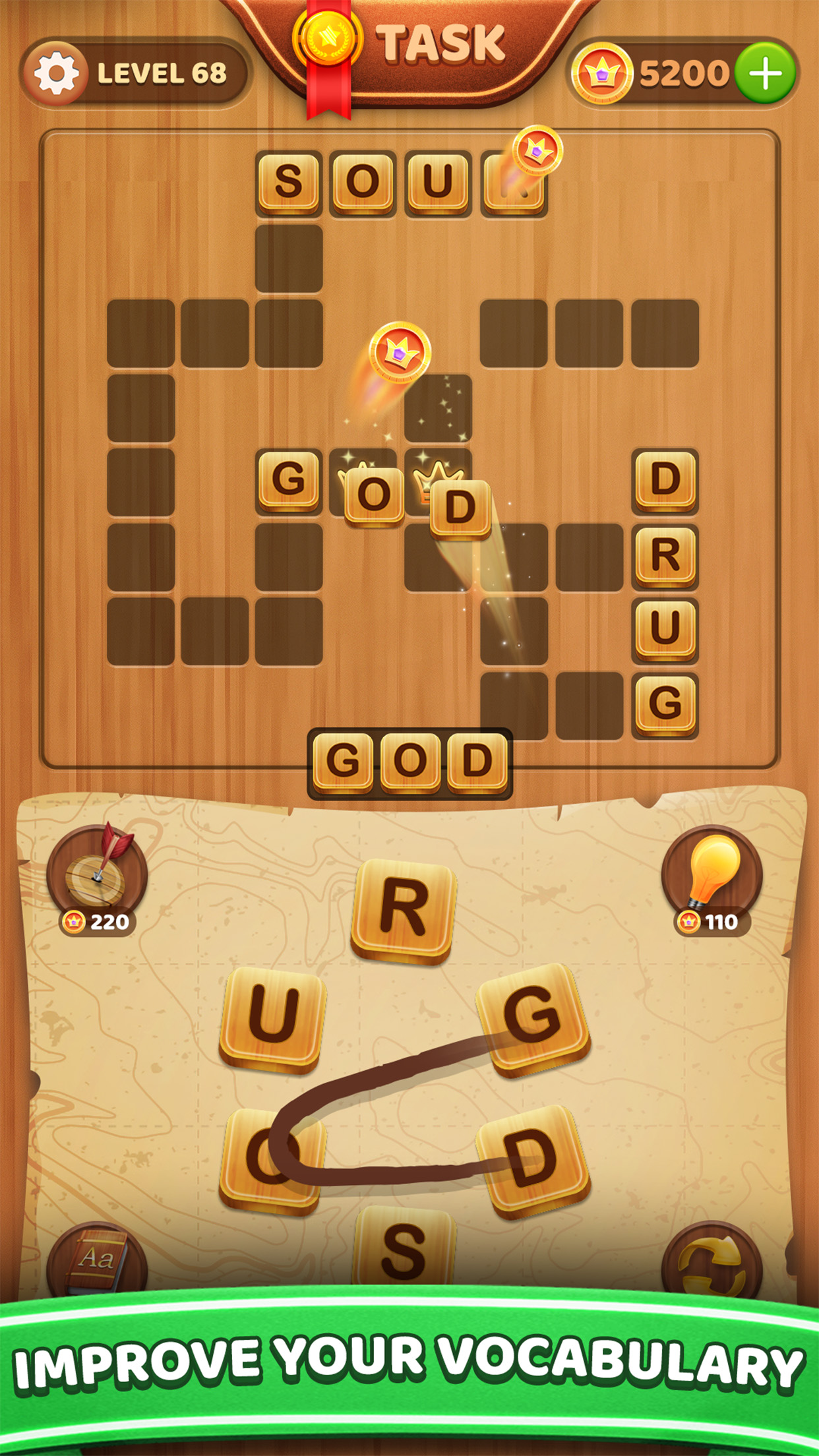اسکرین شات 4 بازی Word Connect - CrossWord