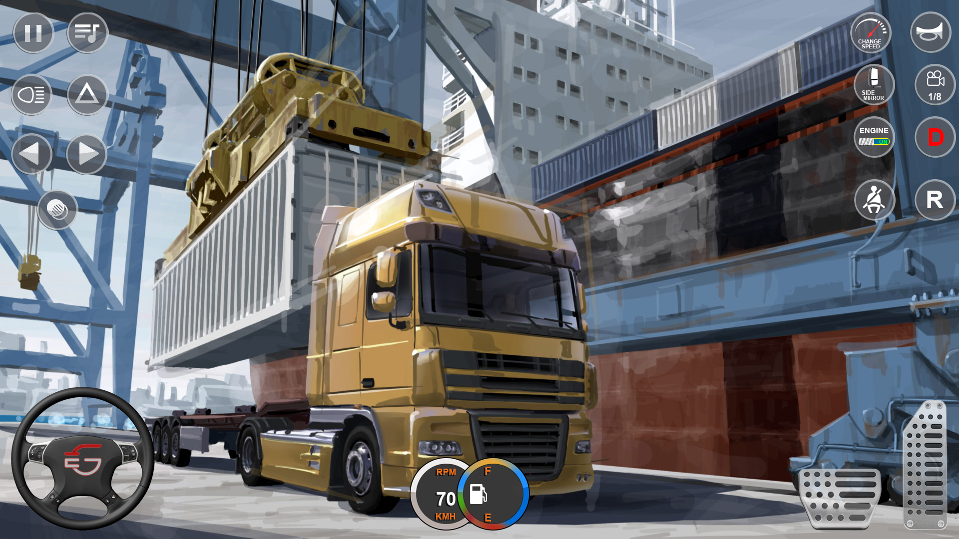 اسکرین شات 4 بازی City Euro Truck Simulator 3d
