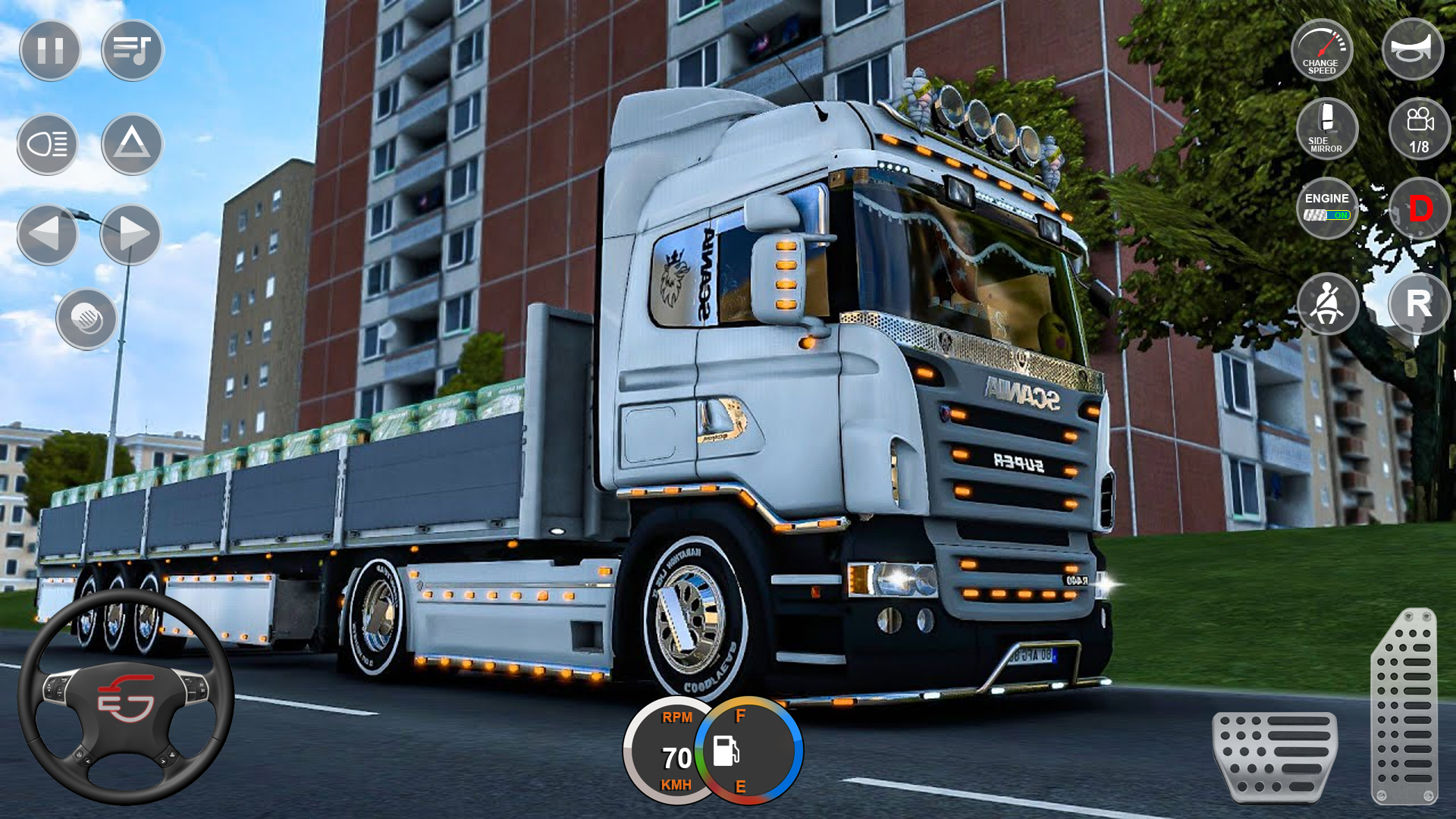 اسکرین شات 5 بازی City Euro Truck Simulator 3d
