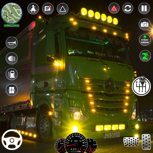 اسکرین شات 1 بازی Truck Parking Truck Game 3d