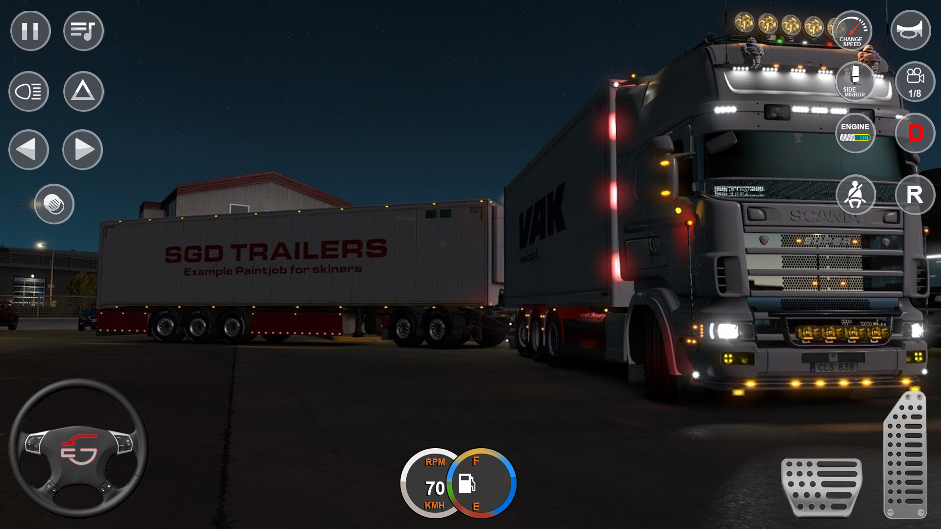 اسکرین شات 7 بازی Truck Parking Truck Game 3d