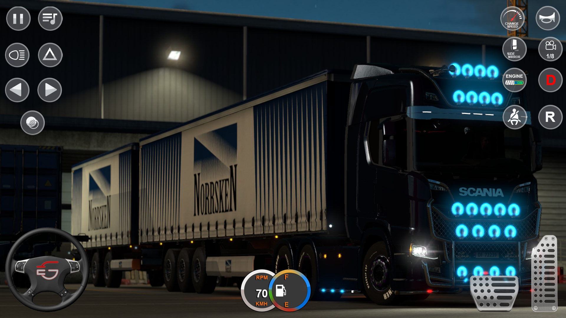اسکرین شات 3 بازی Truck Parking Truck Game 3d
