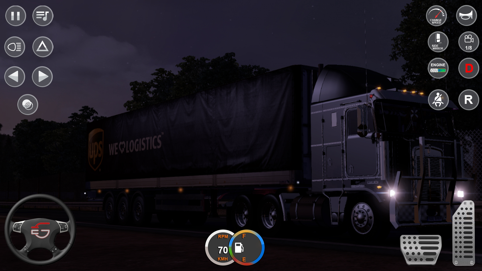 اسکرین شات 4 بازی Truck Parking Truck Game 3d