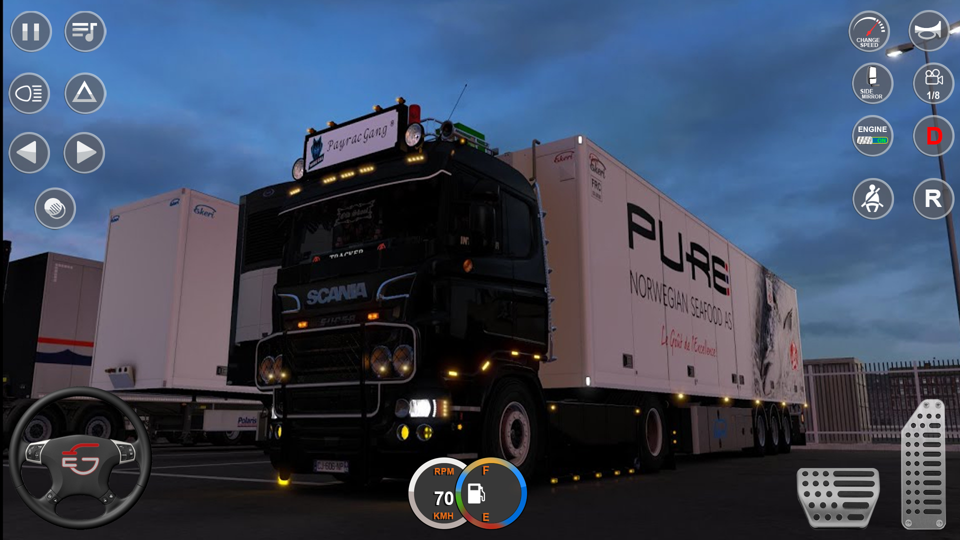 اسکرین شات 5 بازی Truck Parking Truck Game 3d