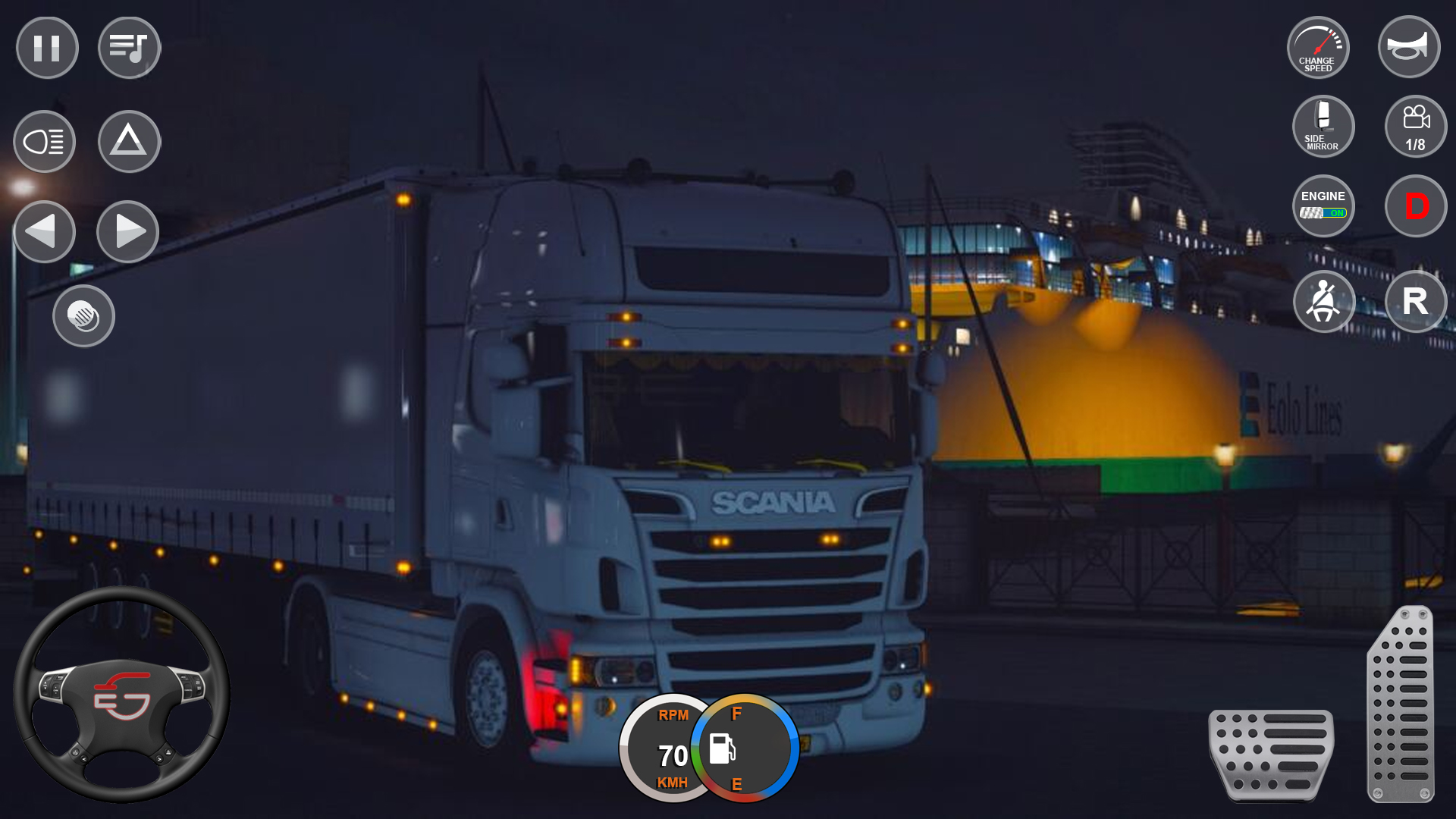 اسکرین شات 6 بازی Truck Parking Truck Game 3d
