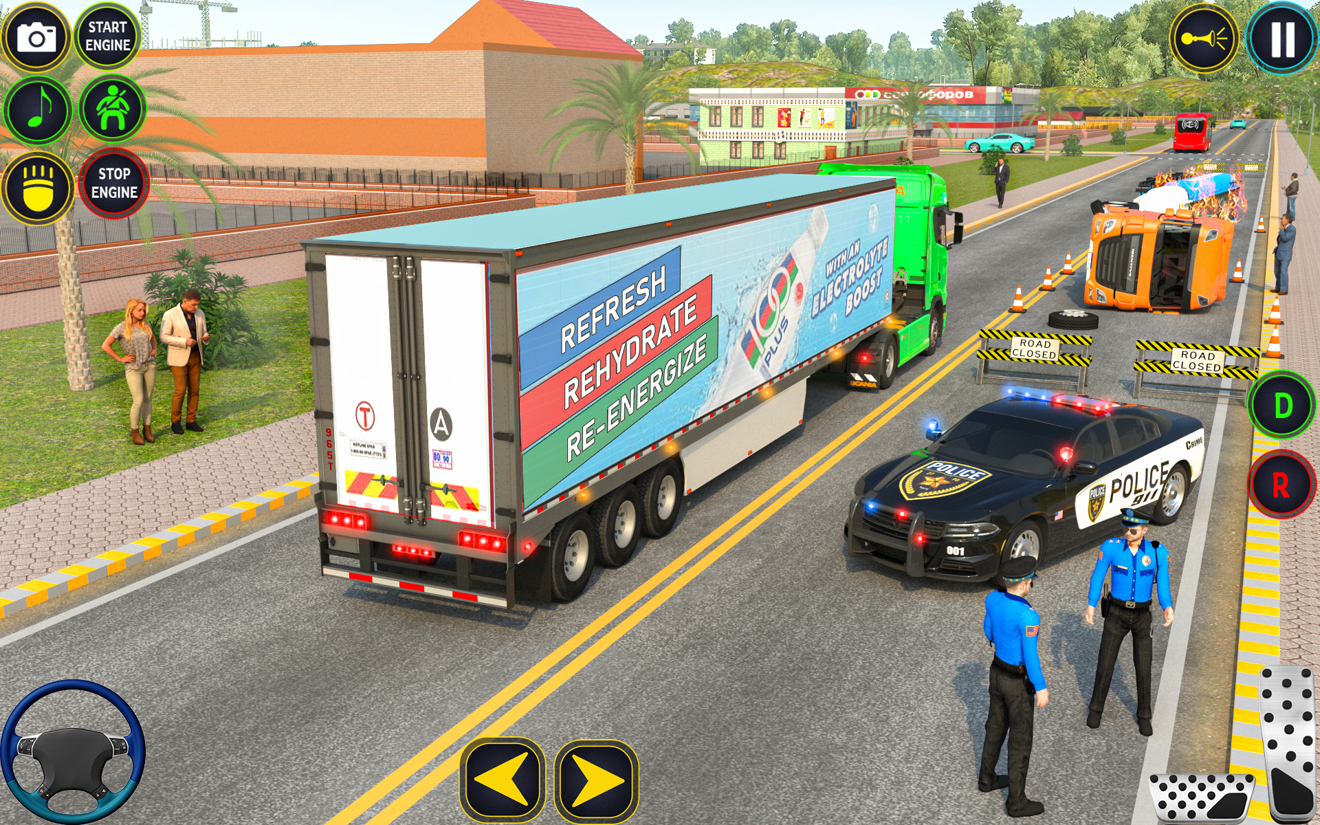 اسکرین شات 2 بازی Oil Tanker Transport Game 3D