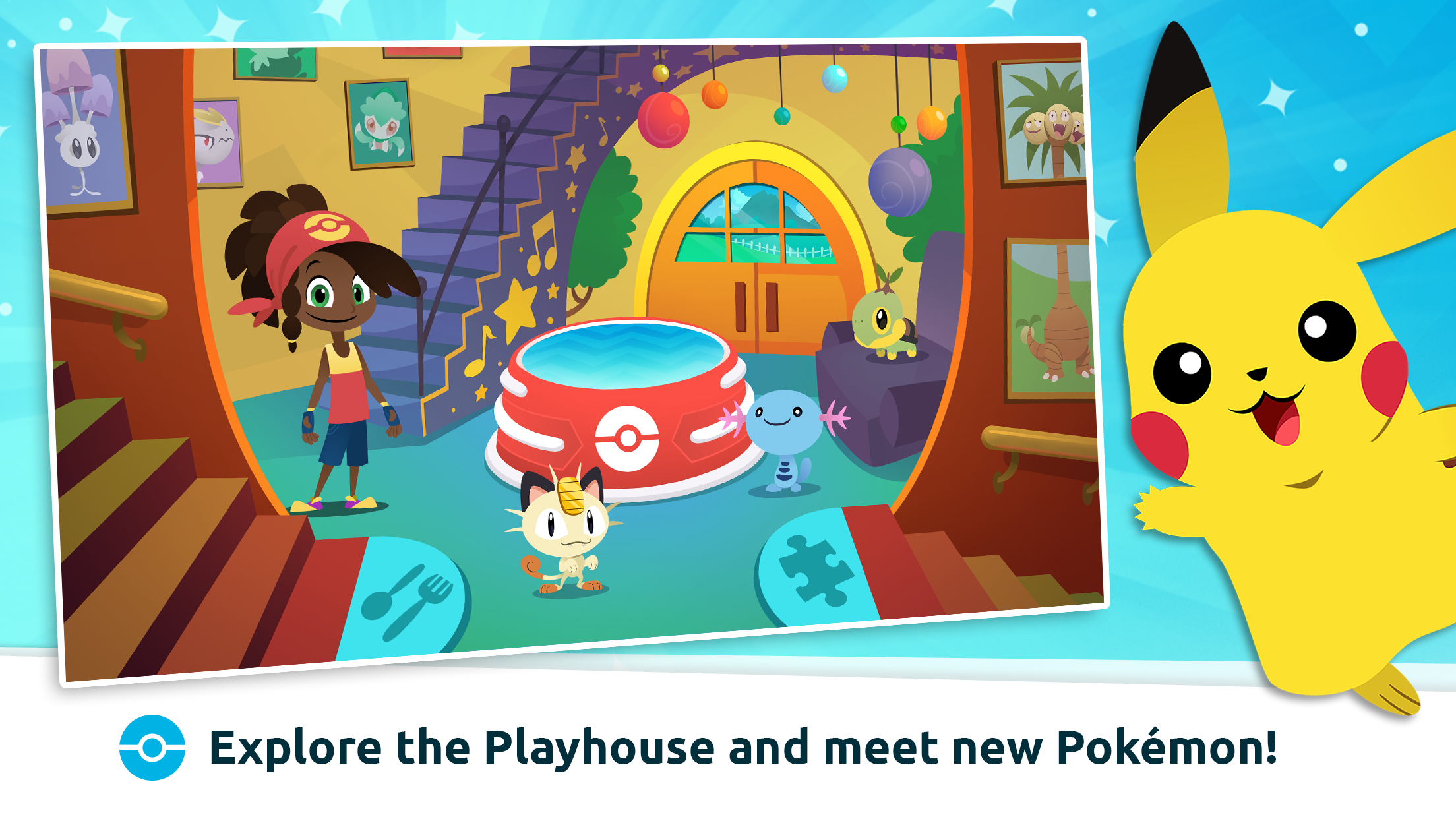 اسکرین شات 1 برنامه Pokémon Playhouse