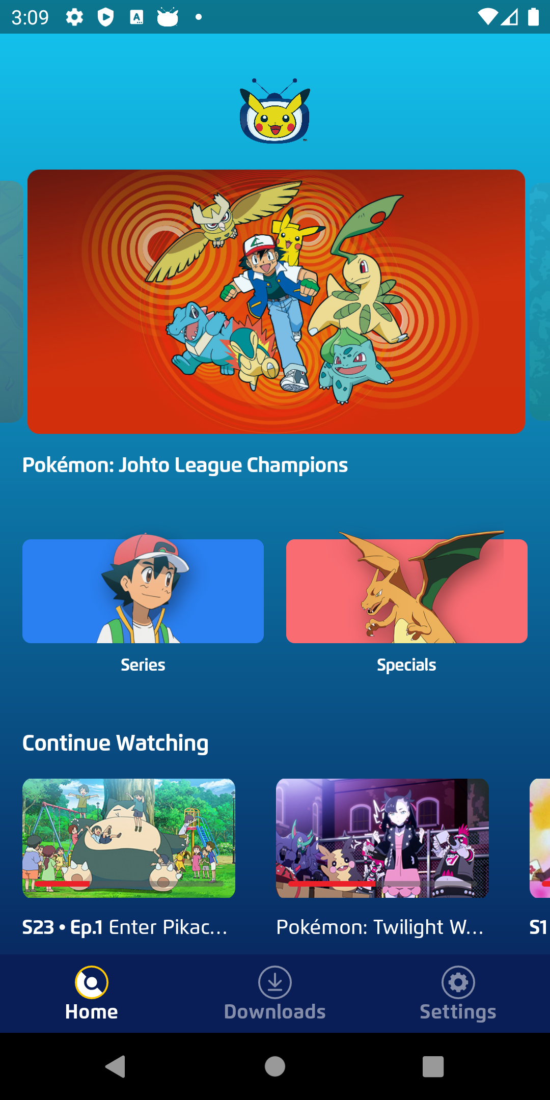 اسکرین شات 1 برنامه Pokémon TV