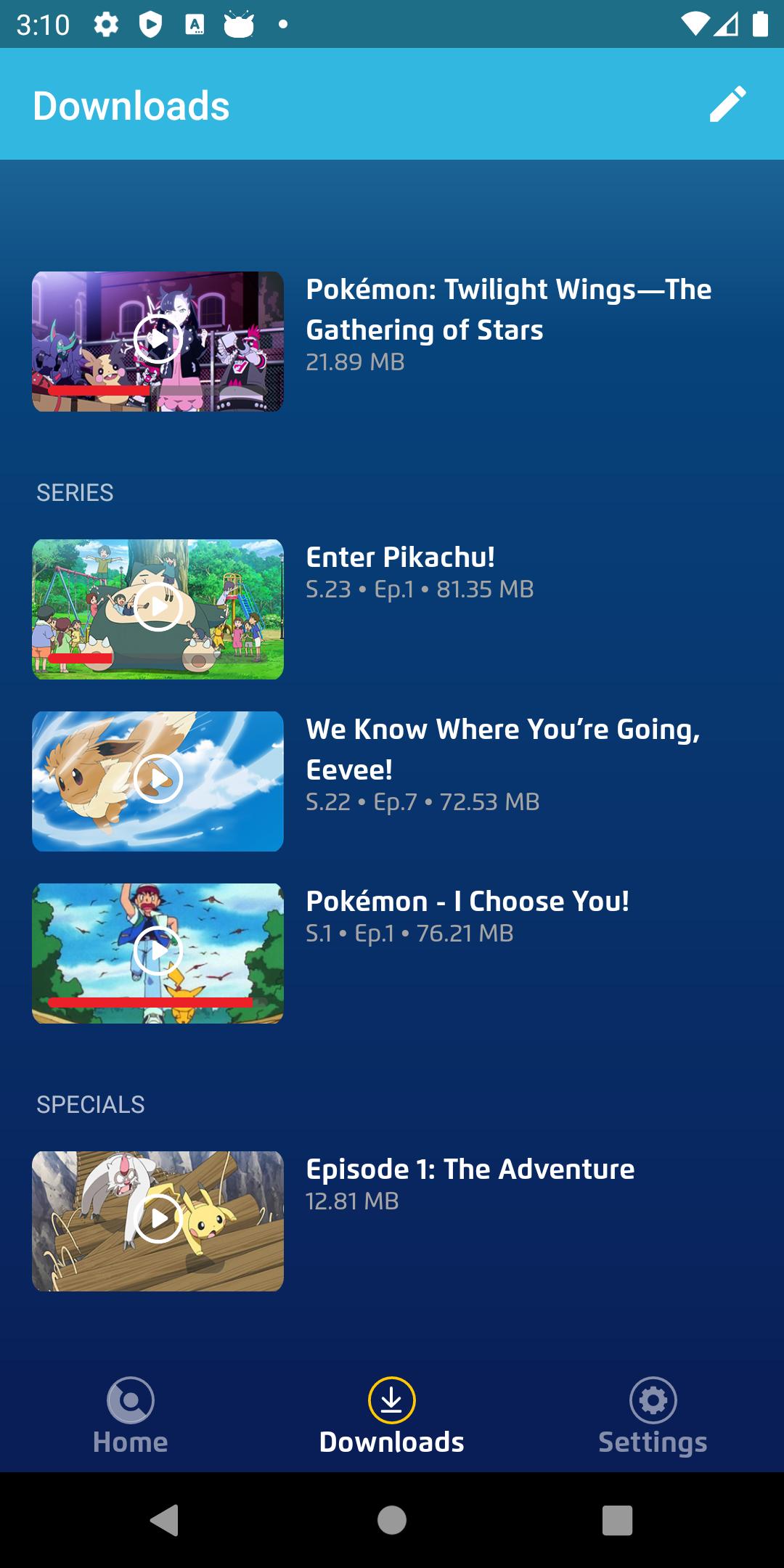 اسکرین شات 6 برنامه Pokémon TV