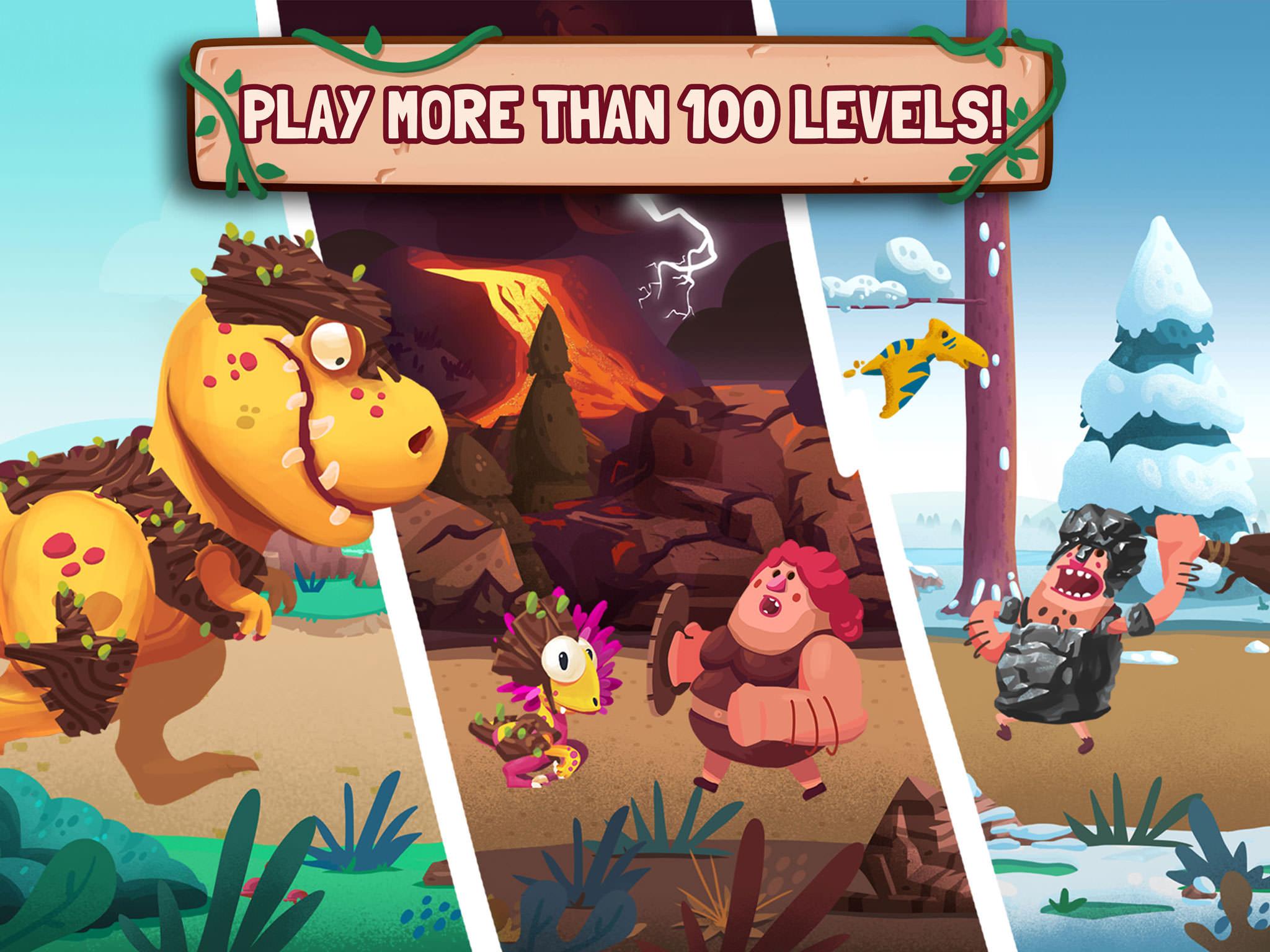 اسکرین شات 4 بازی Dino Bash: Dinosaur Battle
