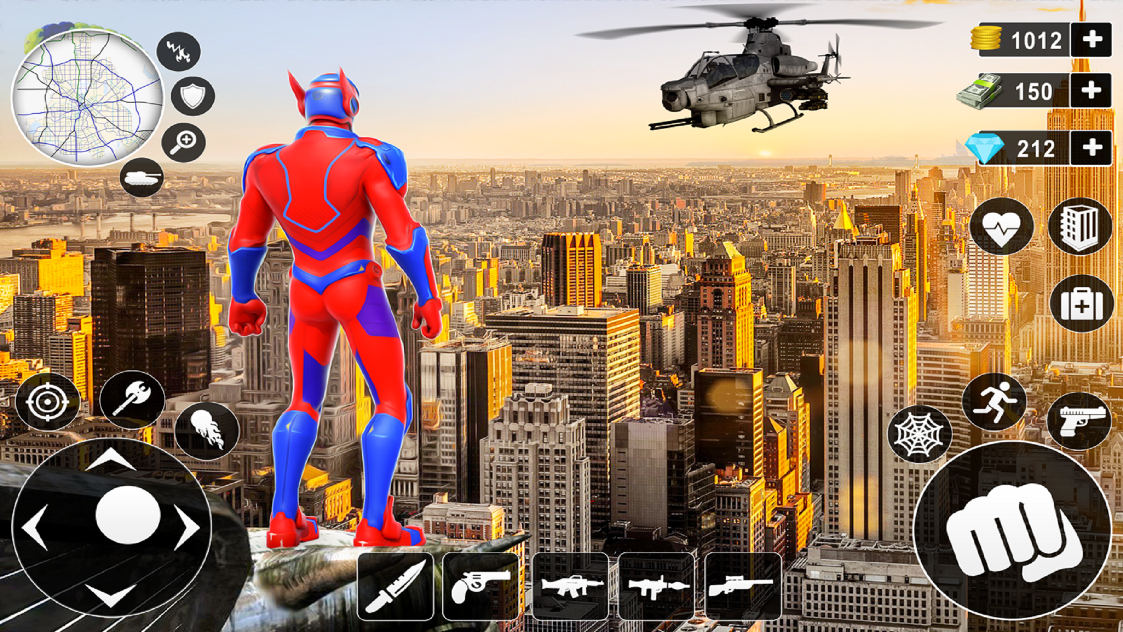 اسکرین شات 4 برنامه Spider Rope Hero Spider Games