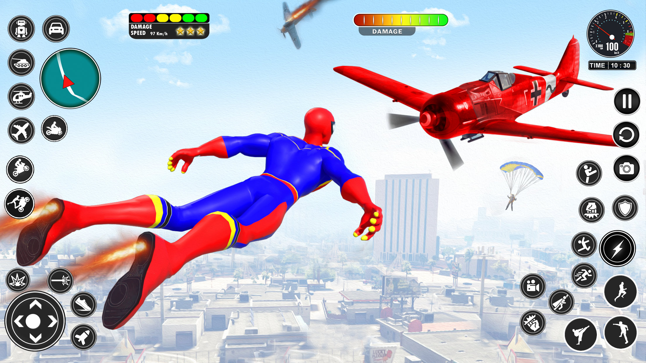 اسکرین شات 7 برنامه Spider Rope Hero Spider Games