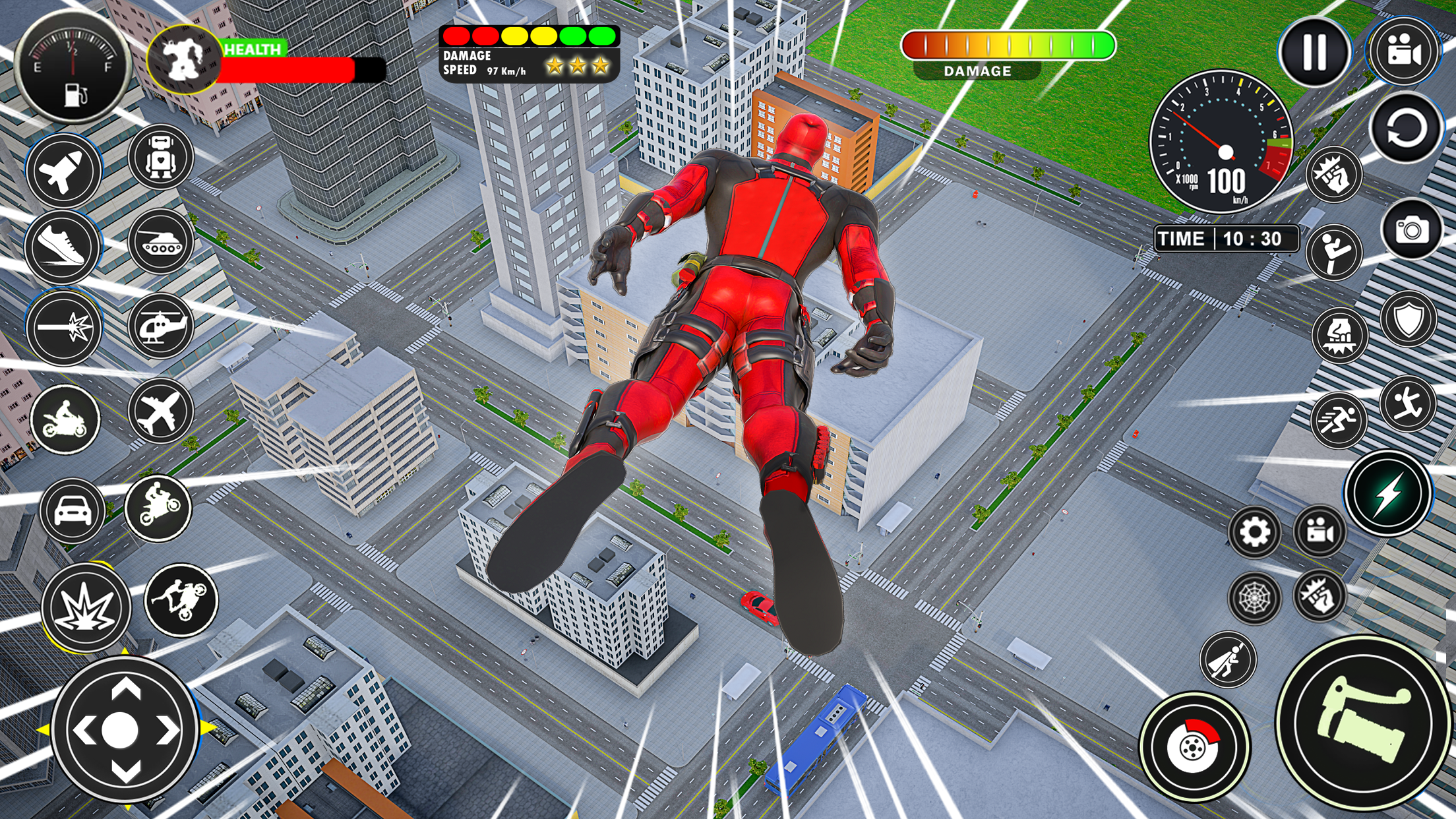 اسکرین شات 3 برنامه Spider Rope Hero Spider Games