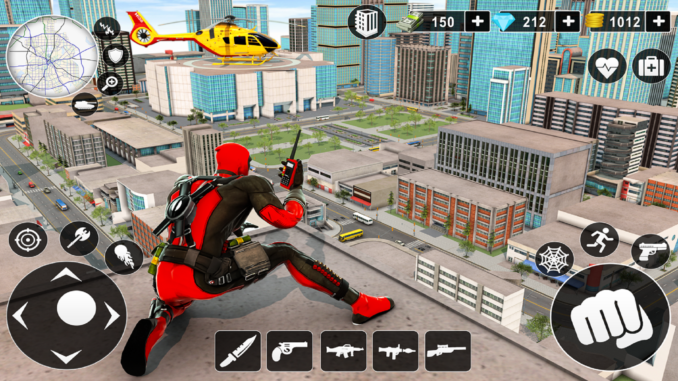 اسکرین شات 5 برنامه Spider Rope Hero Spider Games