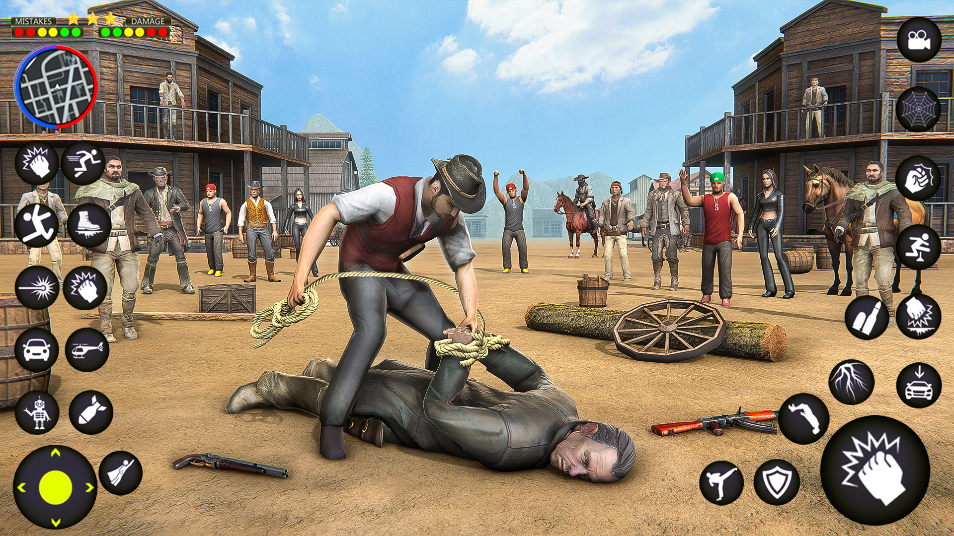 اسکرین شات 2 بازی Gangster Crime Gun Cowboy Game