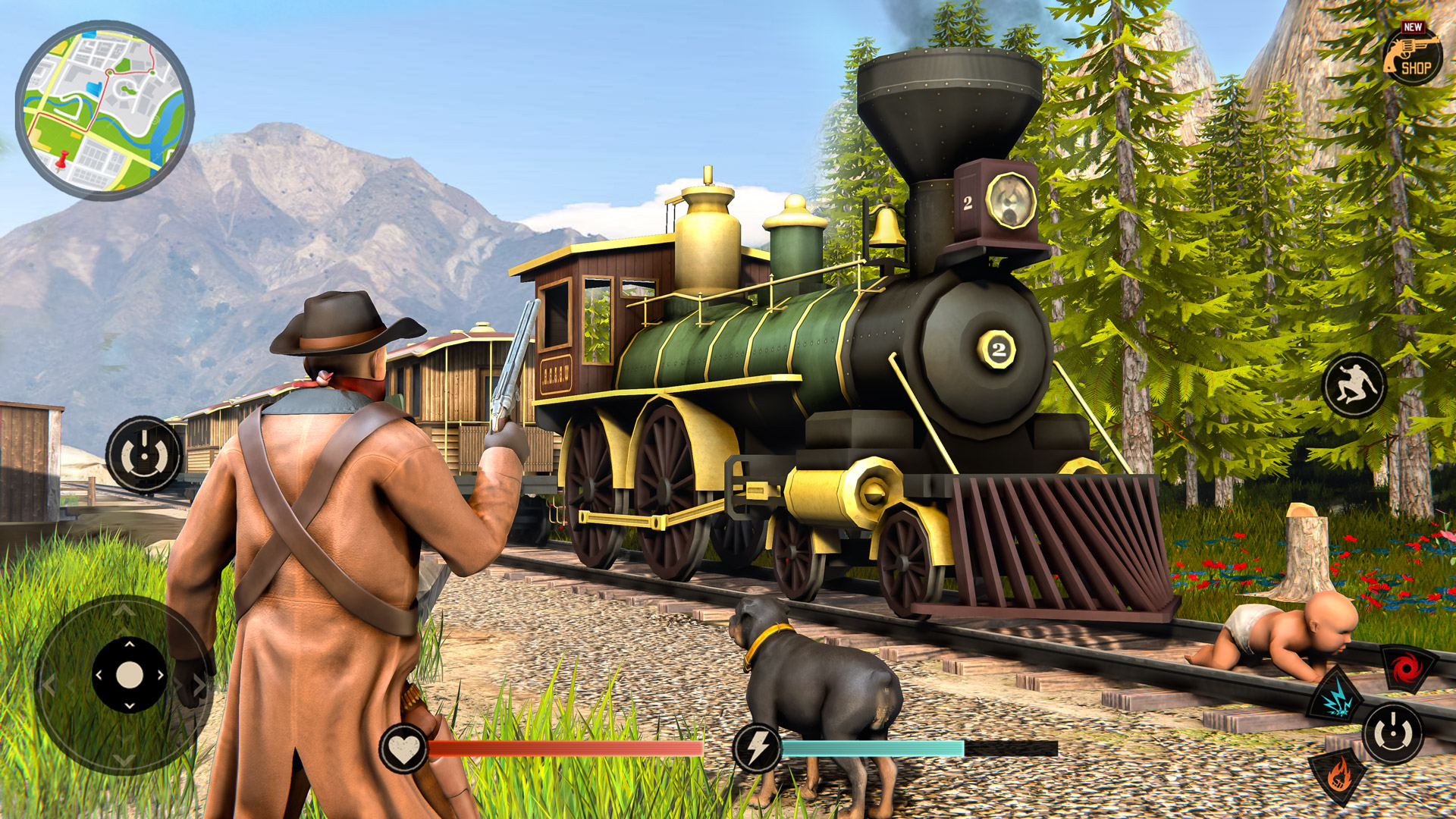 اسکرین شات 2 بازی Gangster Crime Gun Cowboy Game