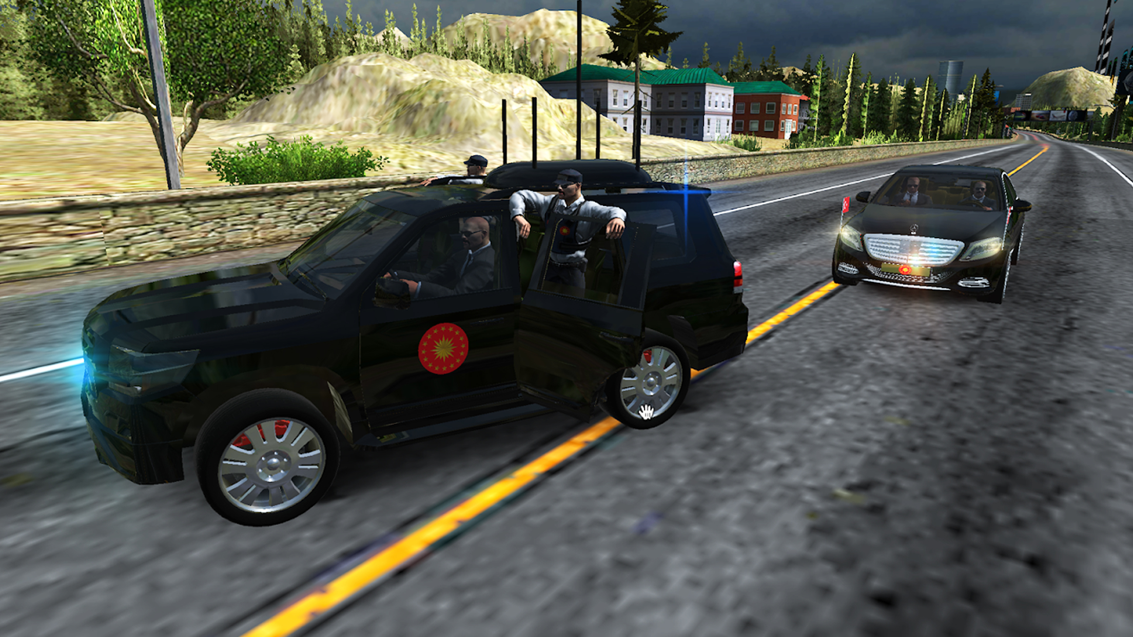 اسکرین شات 2 بازی President Police Car Convoy