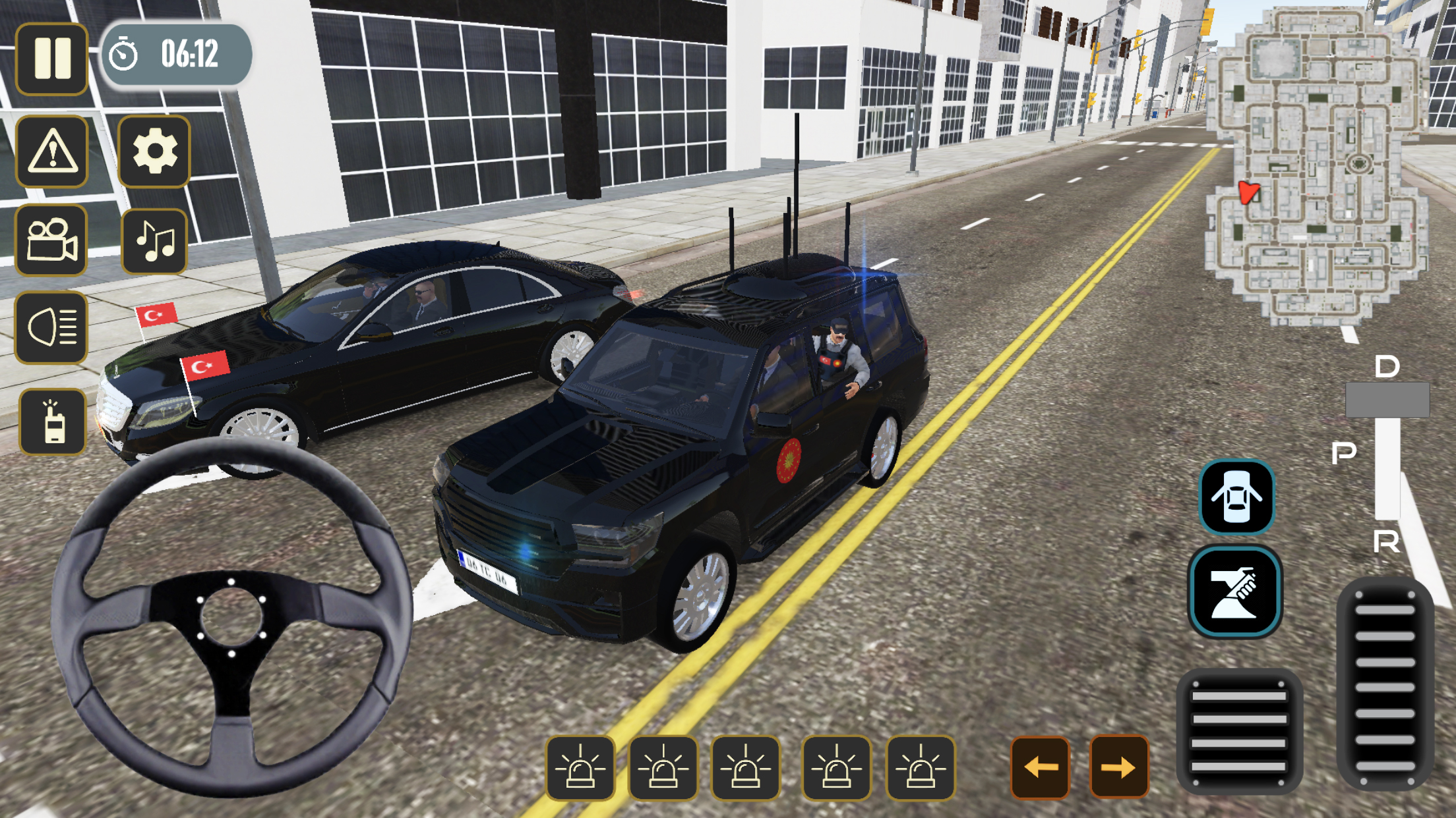 اسکرین شات 5 بازی President Police Car Convoy