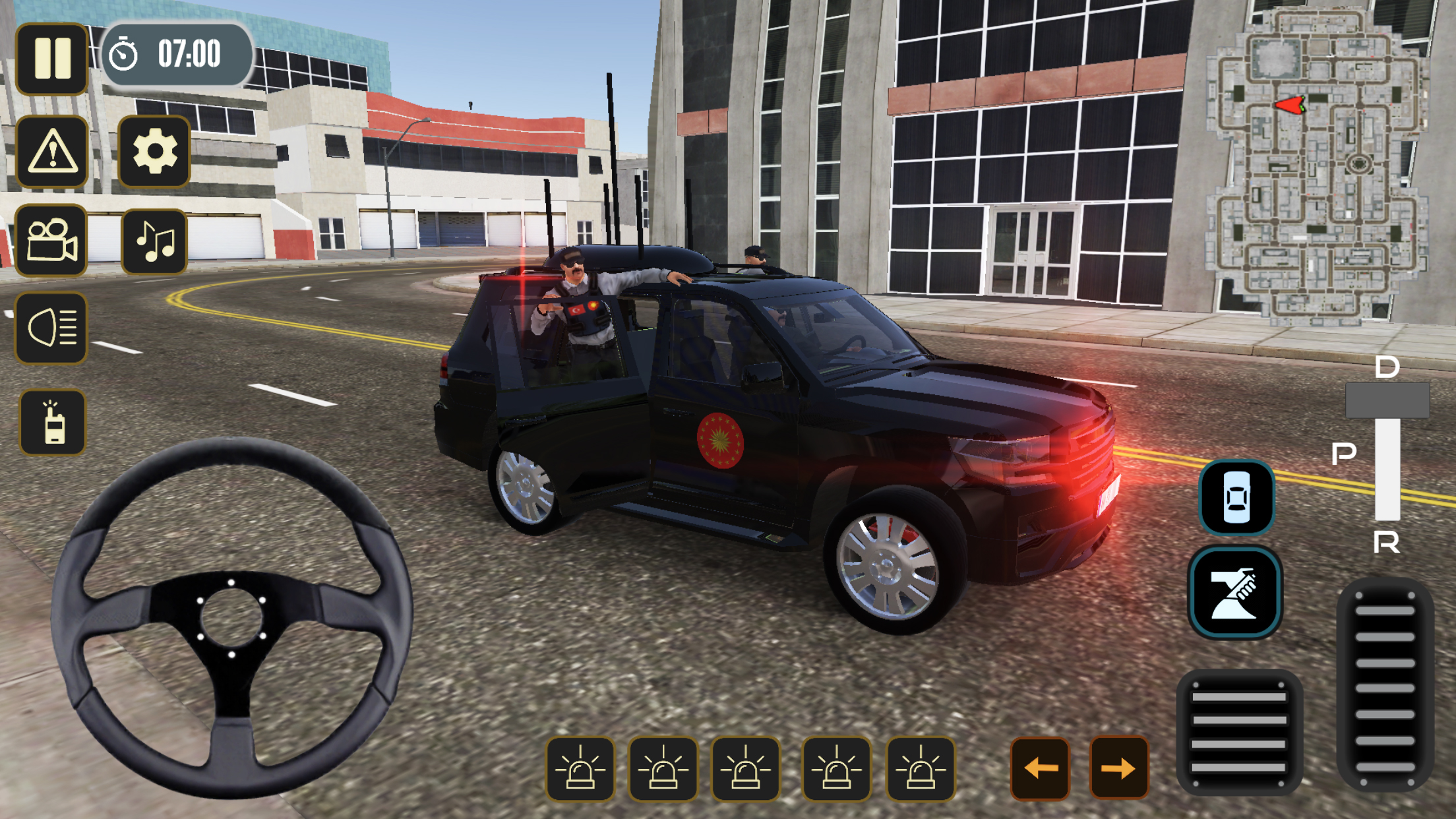اسکرین شات 1 بازی President Police Car Convoy
