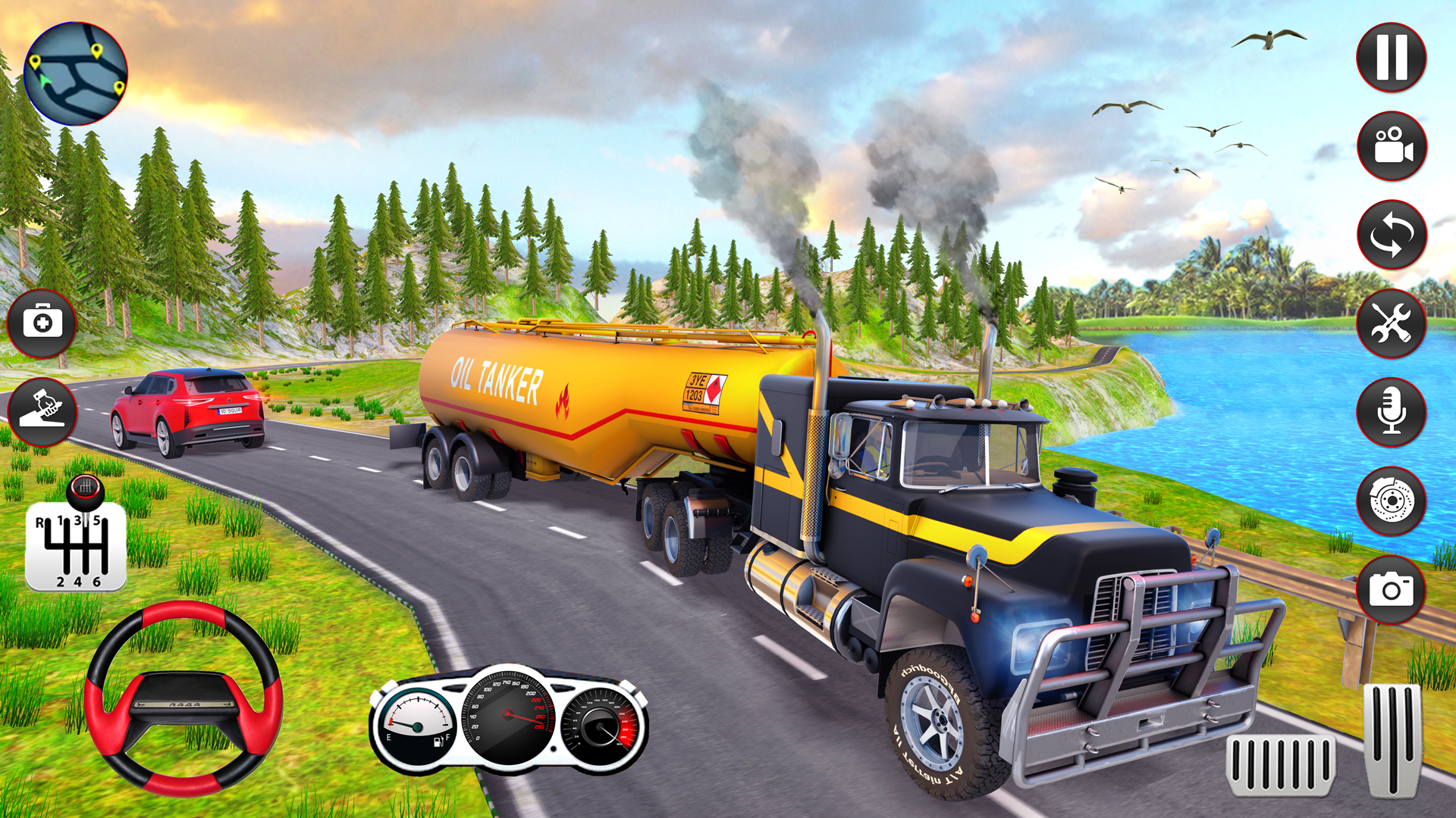 اسکرین شات 5 برنامه Oil Tanker Truck Driving Games