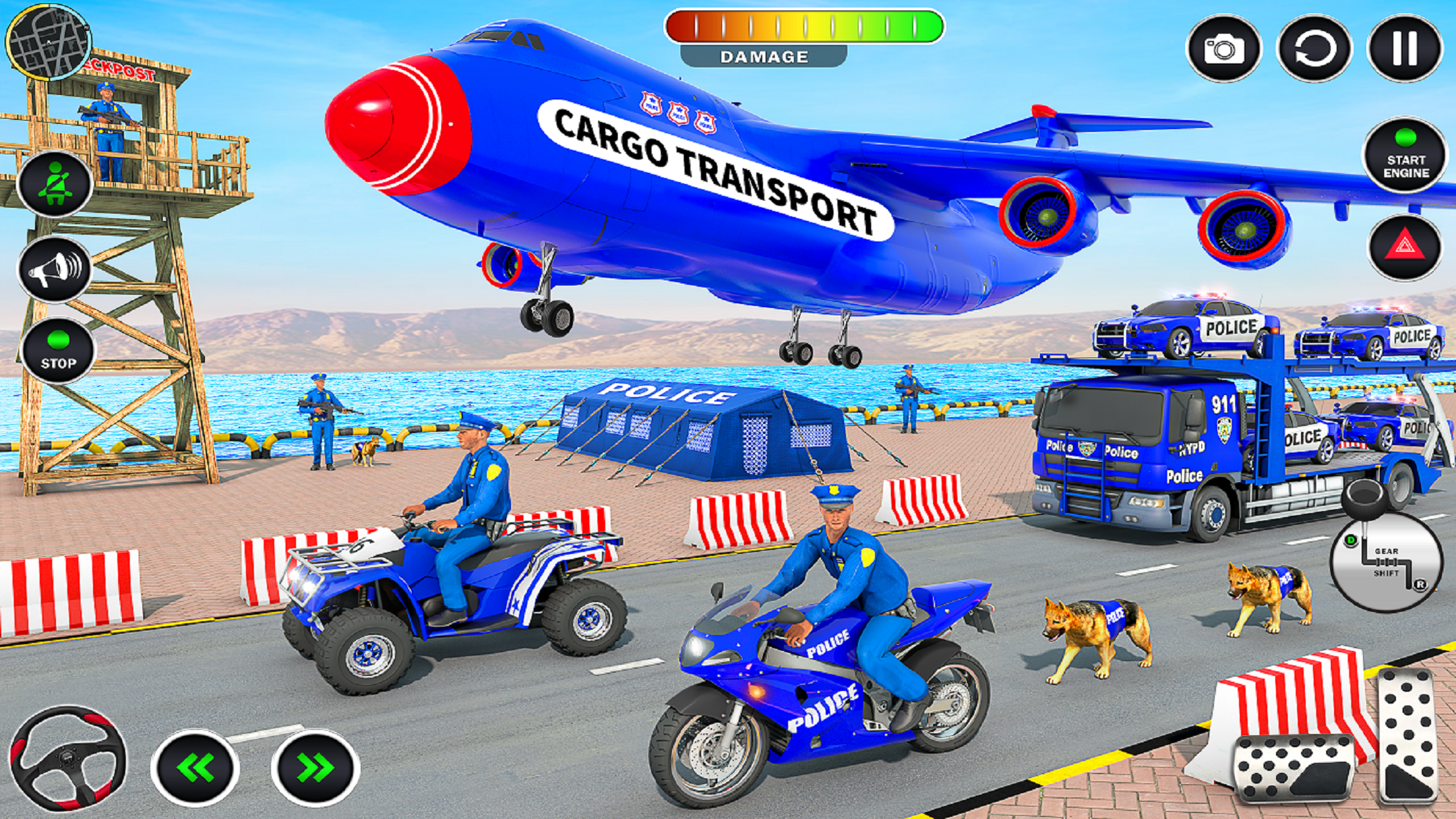 اسکرین شات 5 بازی Police Cargo Police Car Games