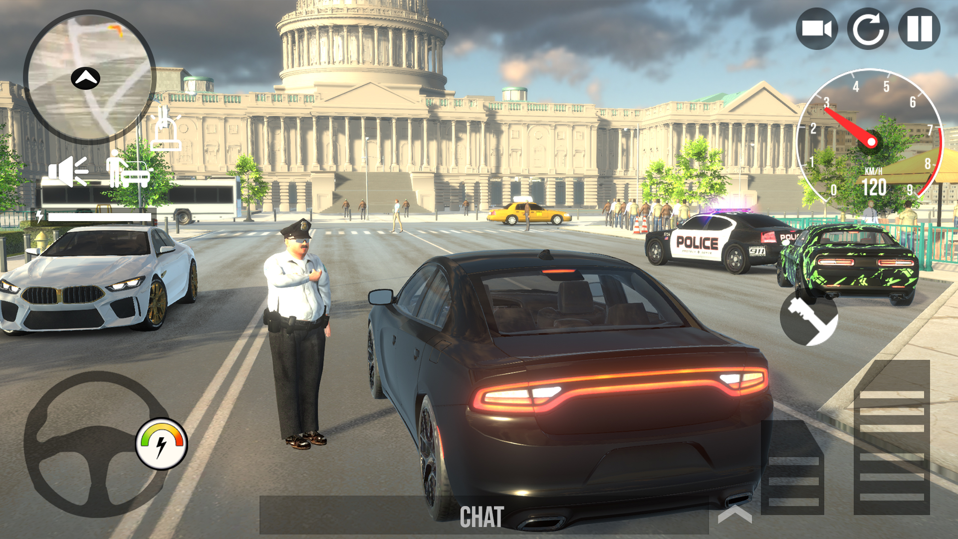 اسکرین شات 2 بازی Police Car Simulator Cop Chase