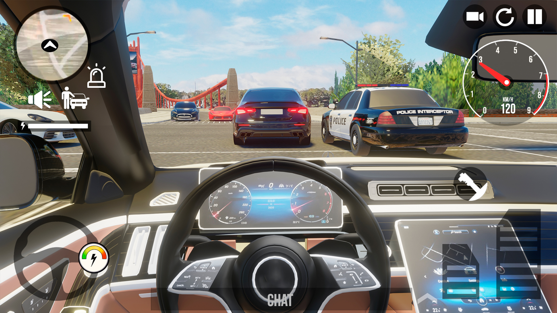 اسکرین شات 3 بازی Police Car Simulator Cop Chase