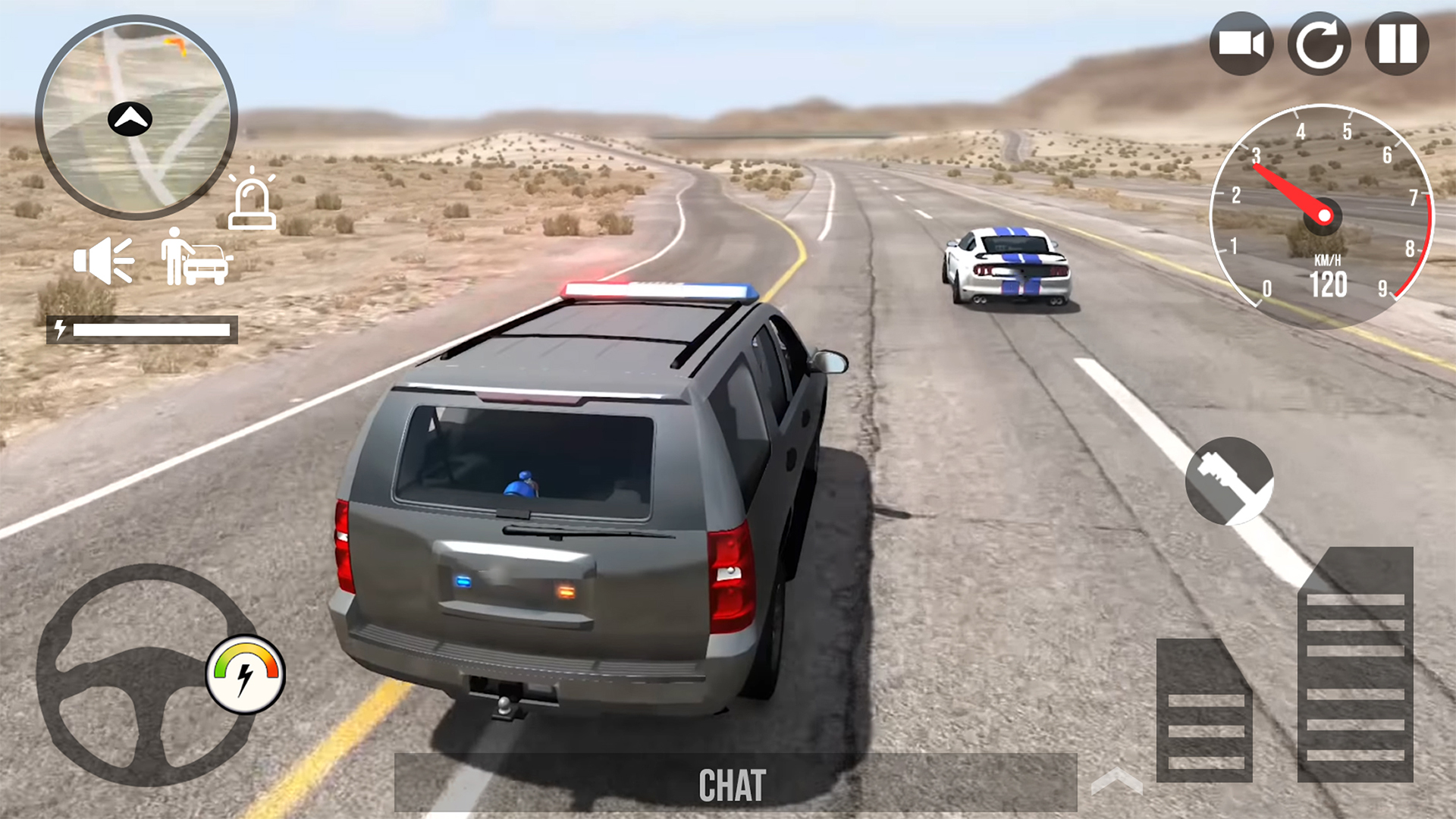 اسکرین شات 1 بازی Police Car Simulator Cop Chase