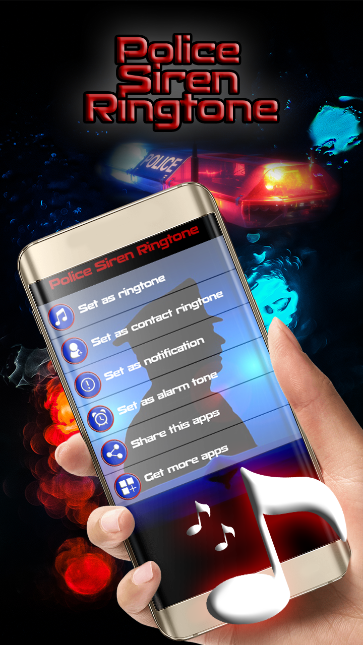 اسکرین شات 1 برنامه Police Siren Ringtone
