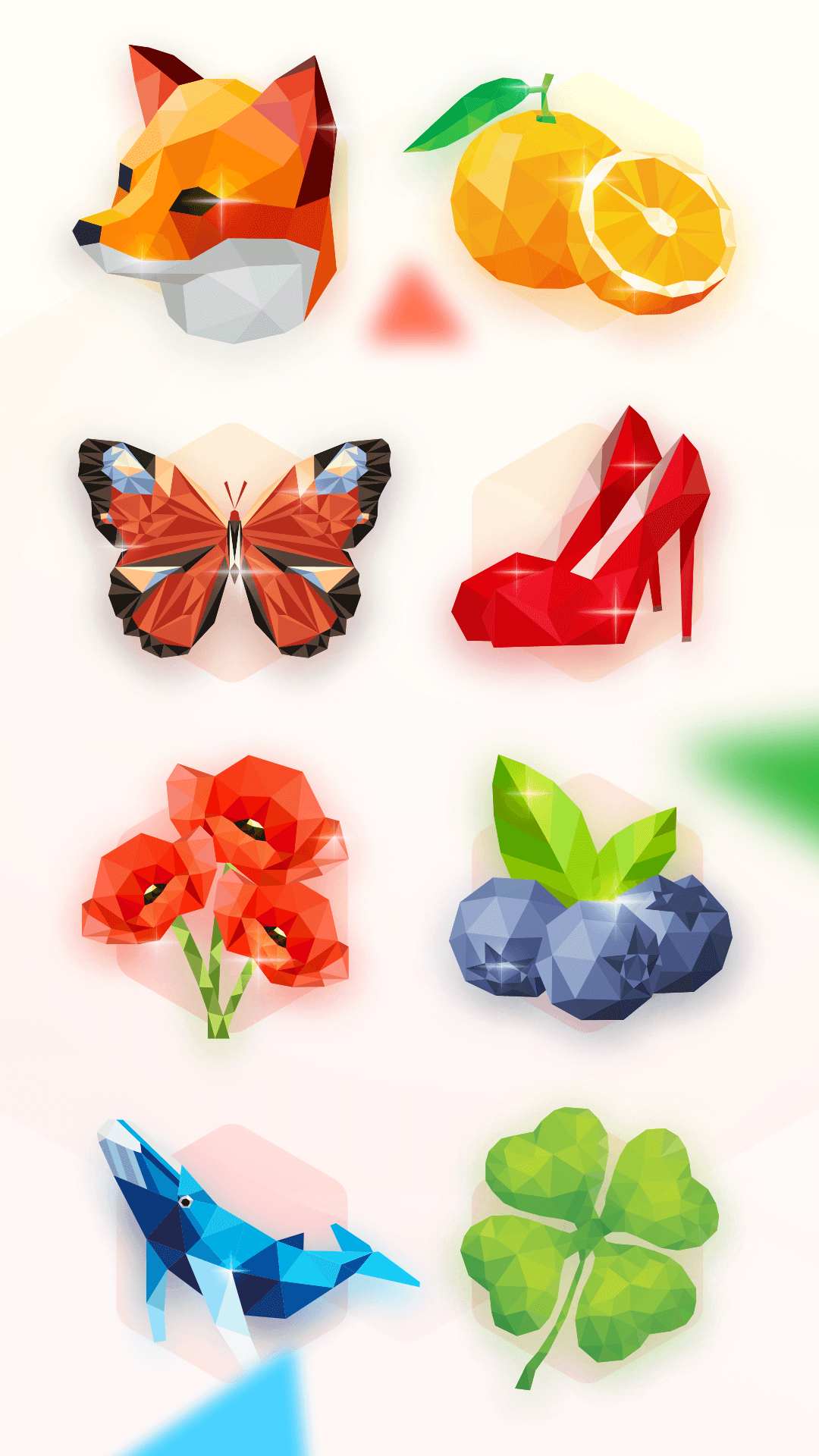 اسکرین شات 1 برنامه LoPoly: Puzzle art game