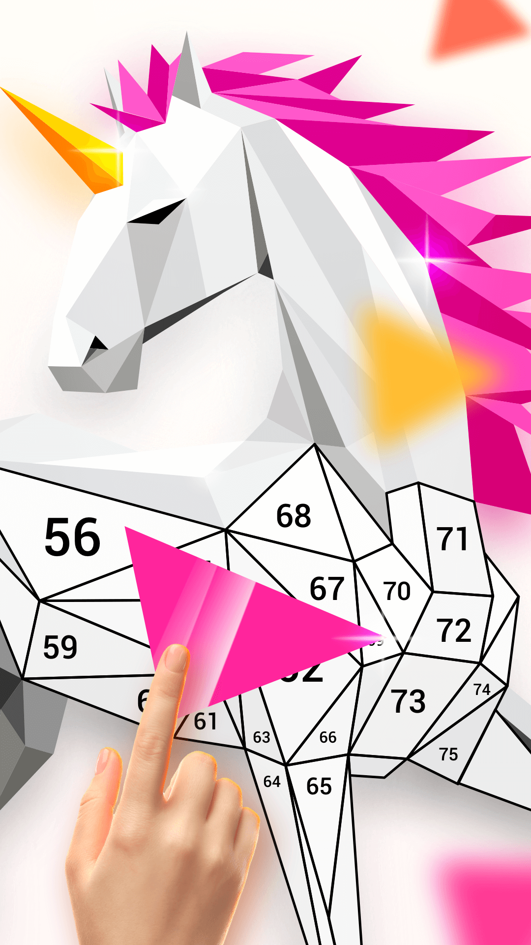 اسکرین شات 2 برنامه LoPoly: Puzzle art game