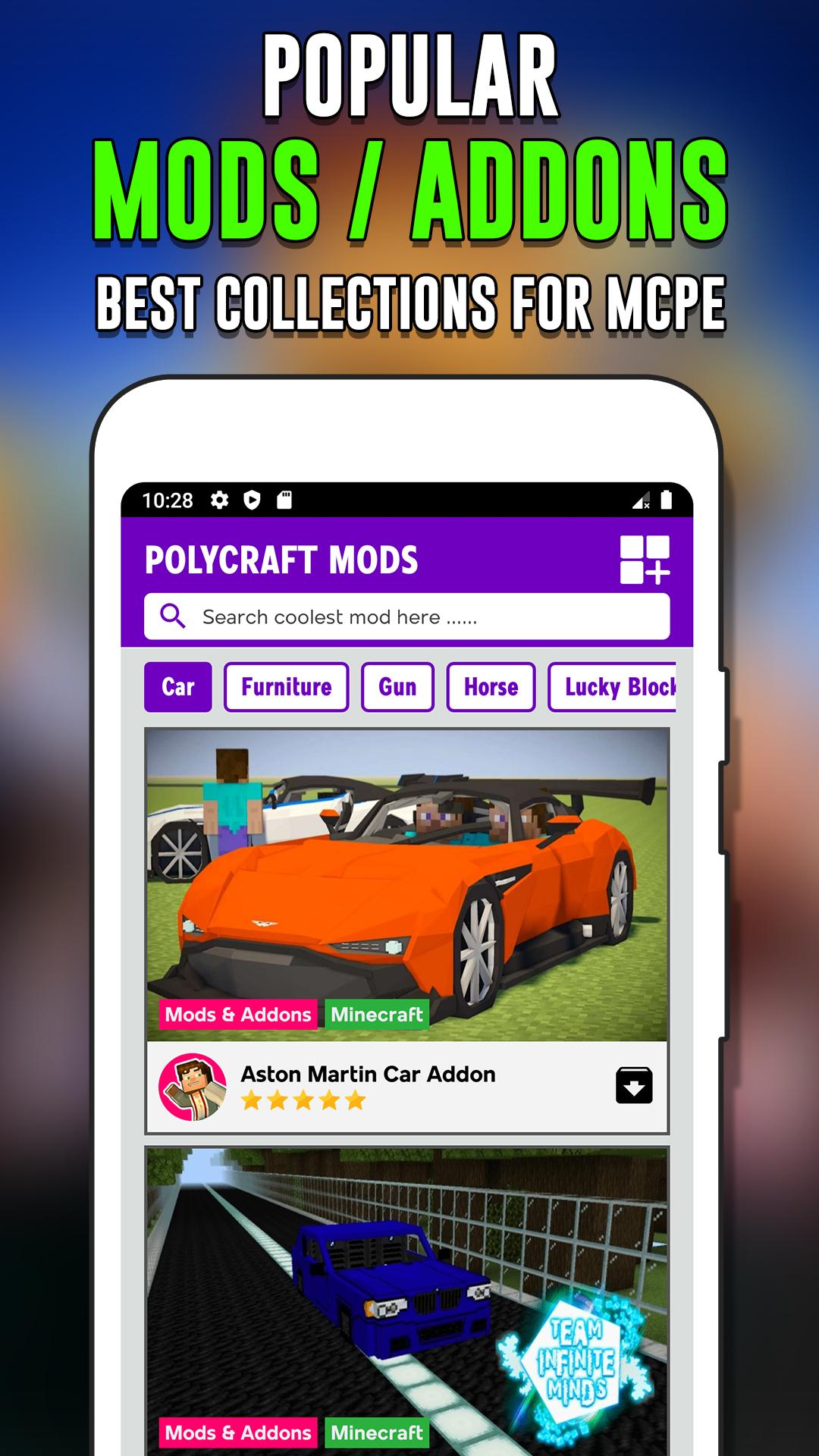 اسکرین شات 1 برنامه Mods for Minecraft