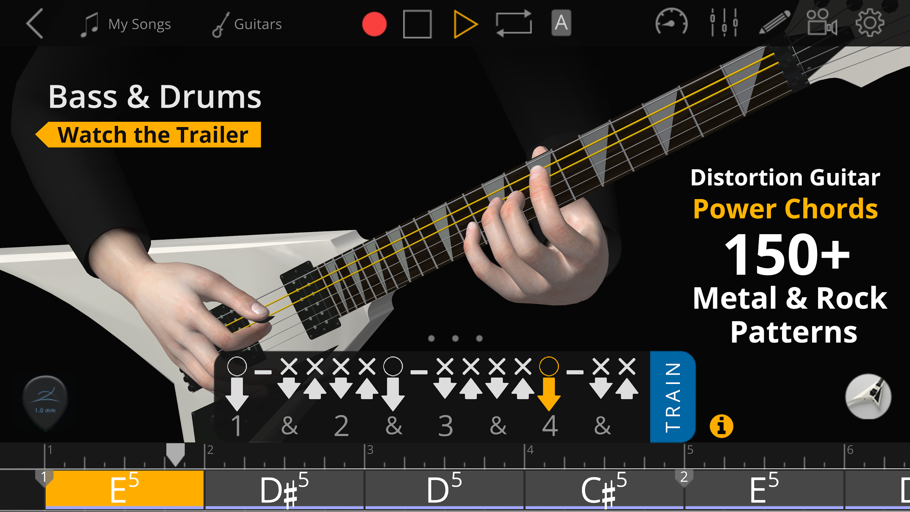 اسکرین شات 4 برنامه Guitar3D Studio: Learn Guitar