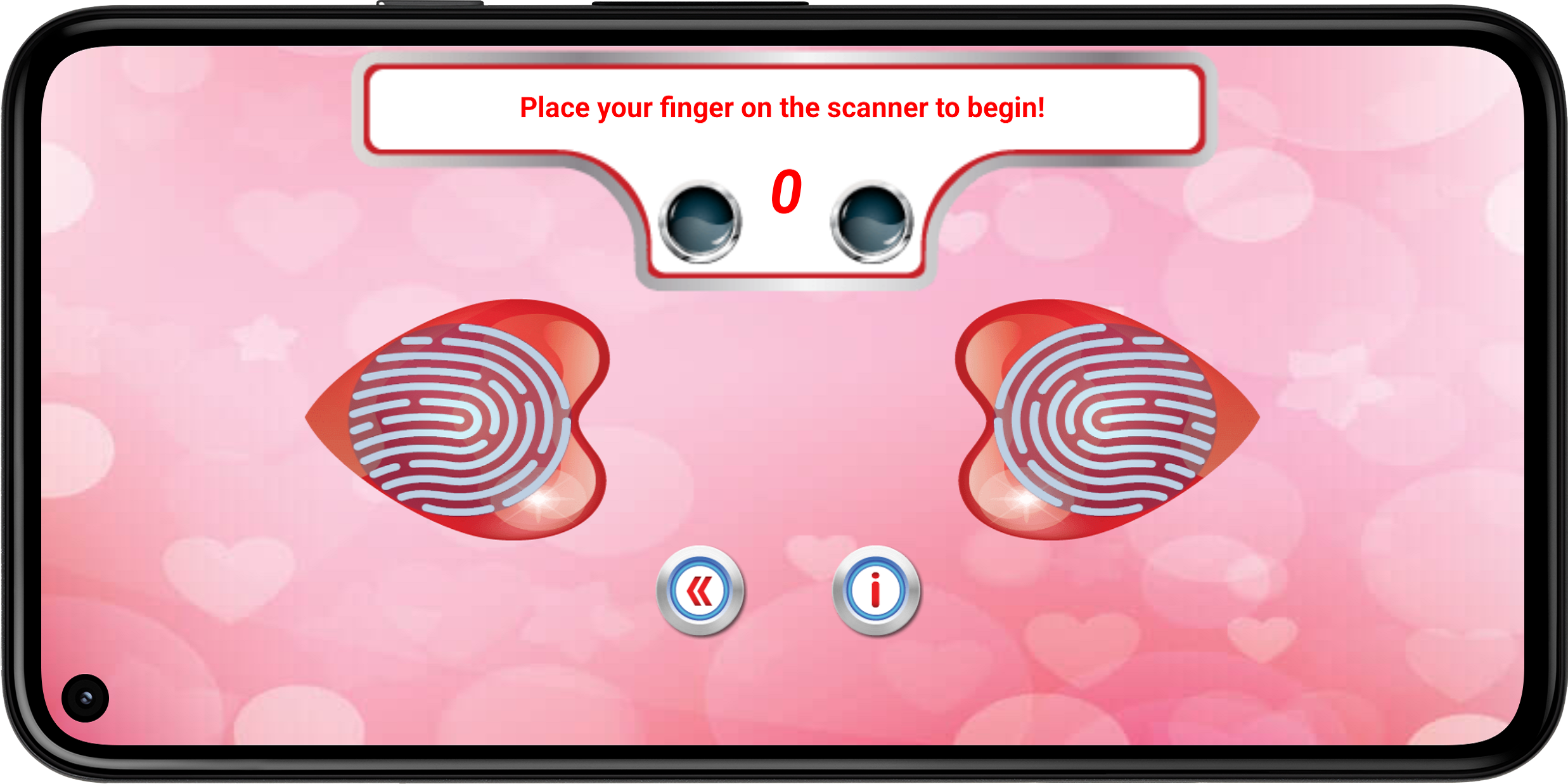 اسکرین شات 2 برنامه Love Test Scanner Prank