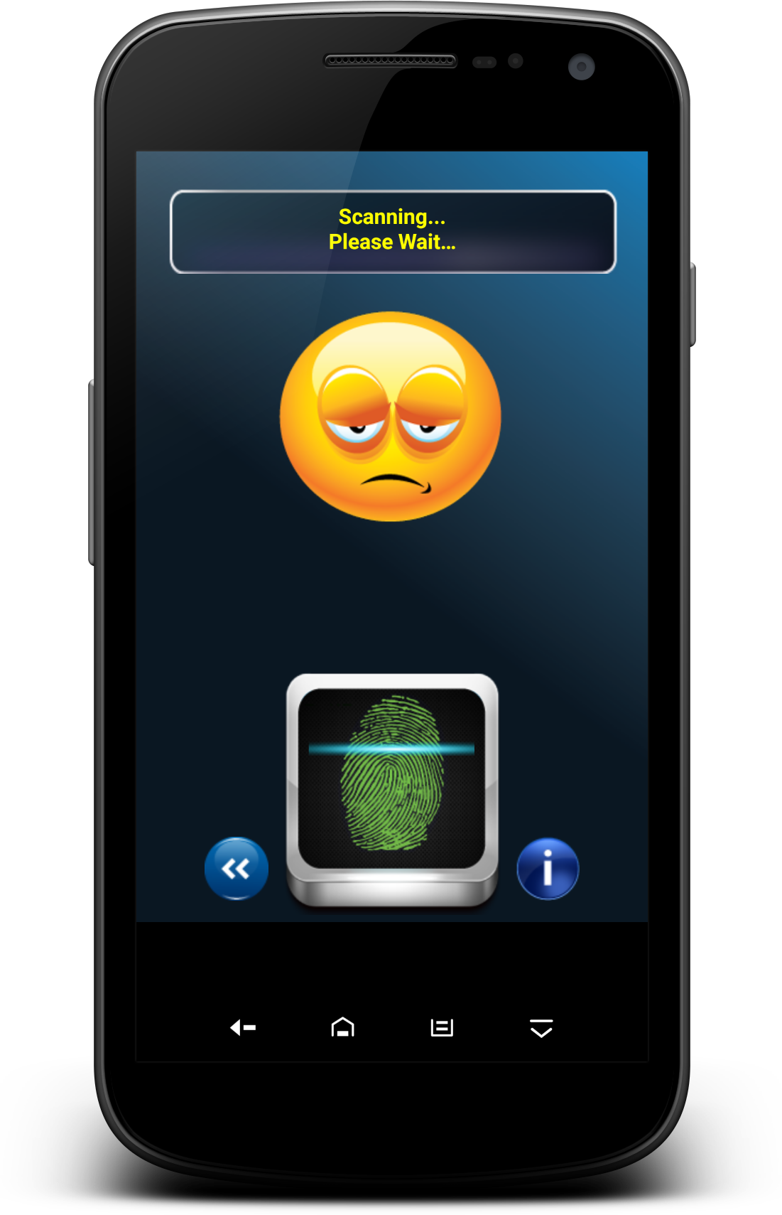 اسکرین شات 5 برنامه Fingerprint Mood Scanner Prank