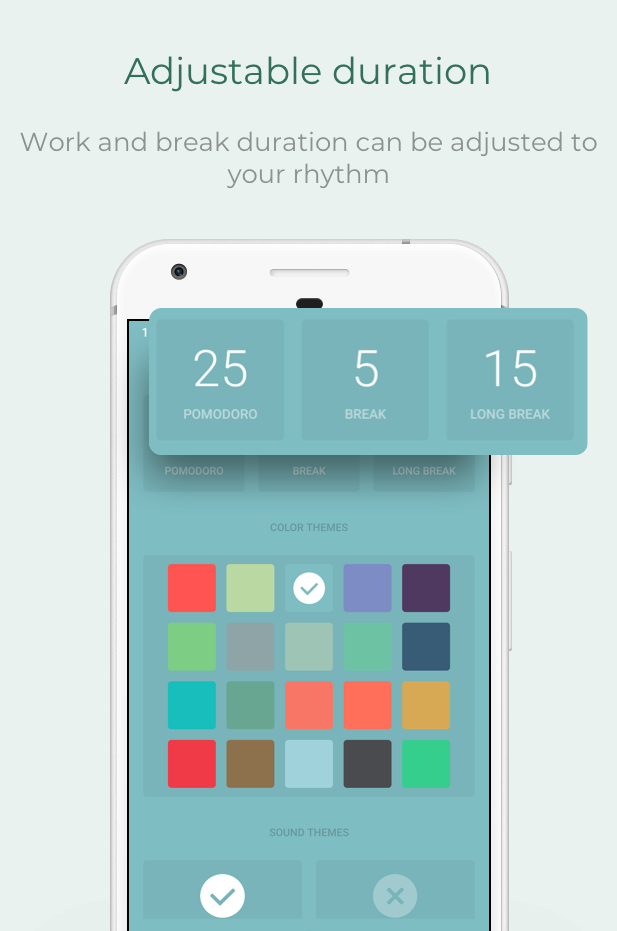 اسکرین شات 3 برنامه Pomodoro Timer
