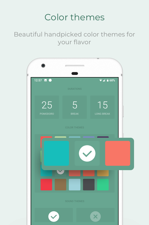 اسکرین شات 4 برنامه Pomodoro Timer