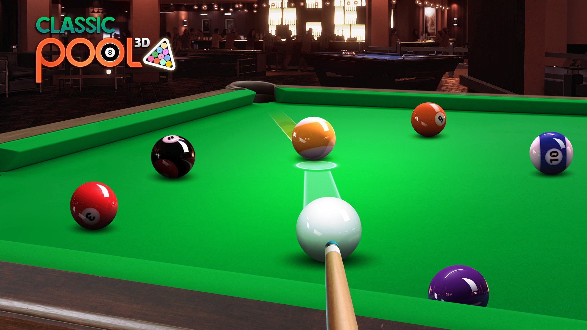 اسکرین شات 2 بازی Classic Pool 3D: 8 Ball